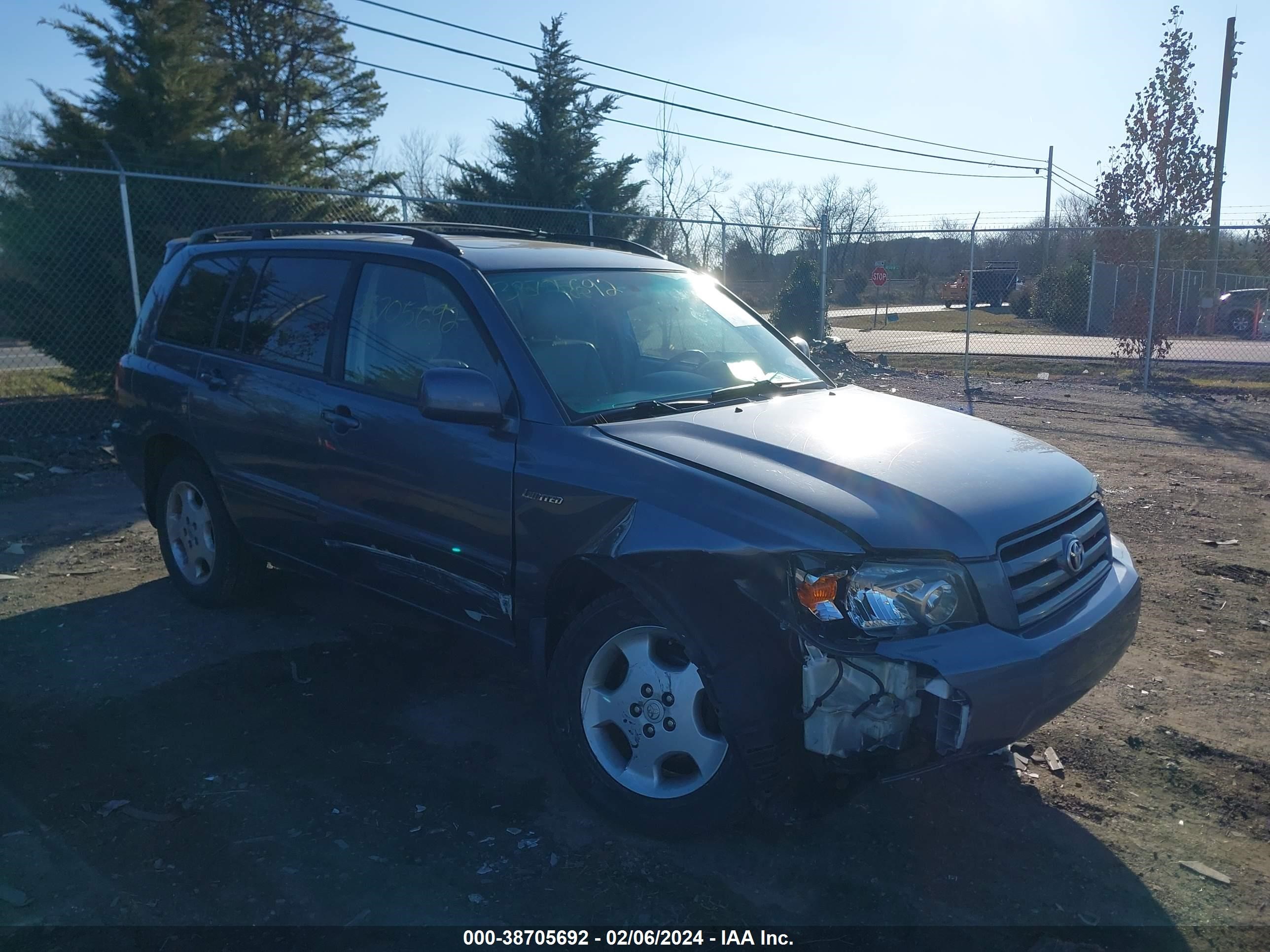 TOYOTA HIGHLANDER 2004 jteep21a640055073