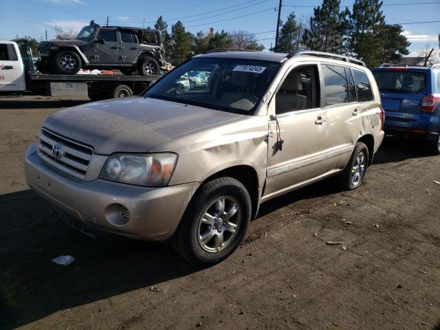 TOYOTA HIGHLANDER 2004 jteep21a640057292