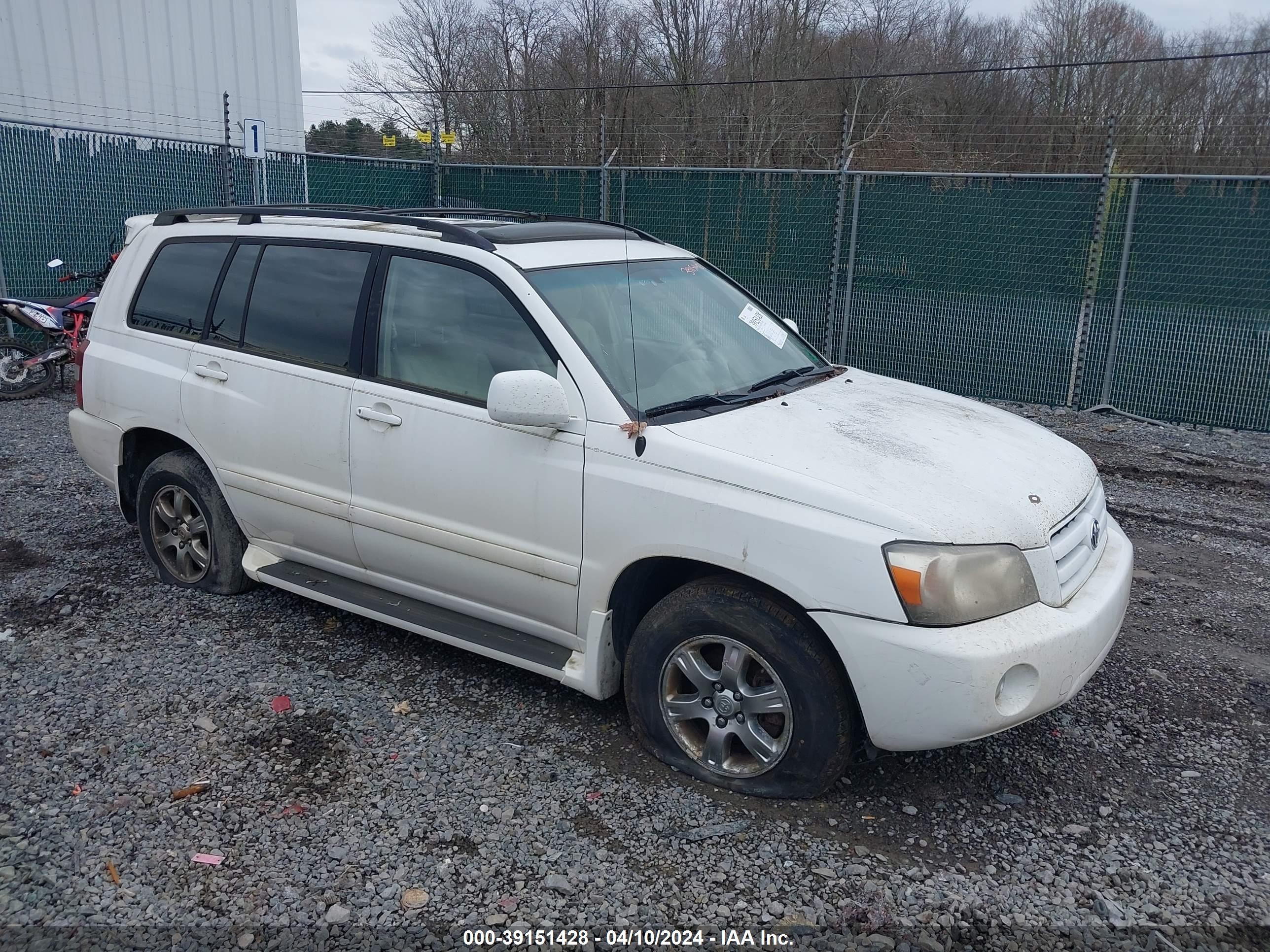 TOYOTA HIGHLANDER 2005 jteep21a650069069