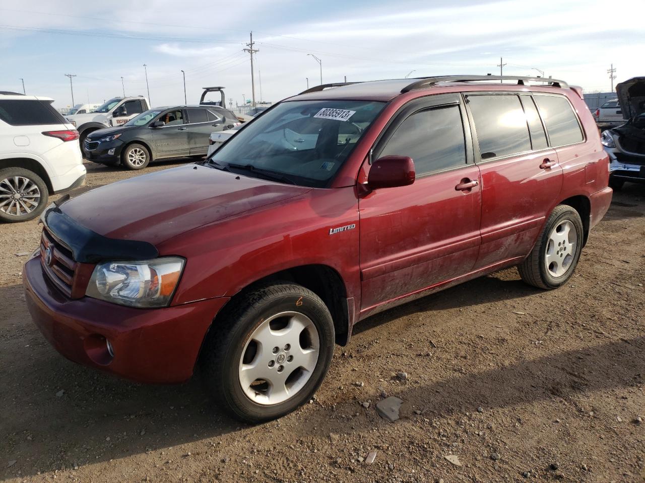 TOYOTA HIGHLANDER 2005 jteep21a650072909