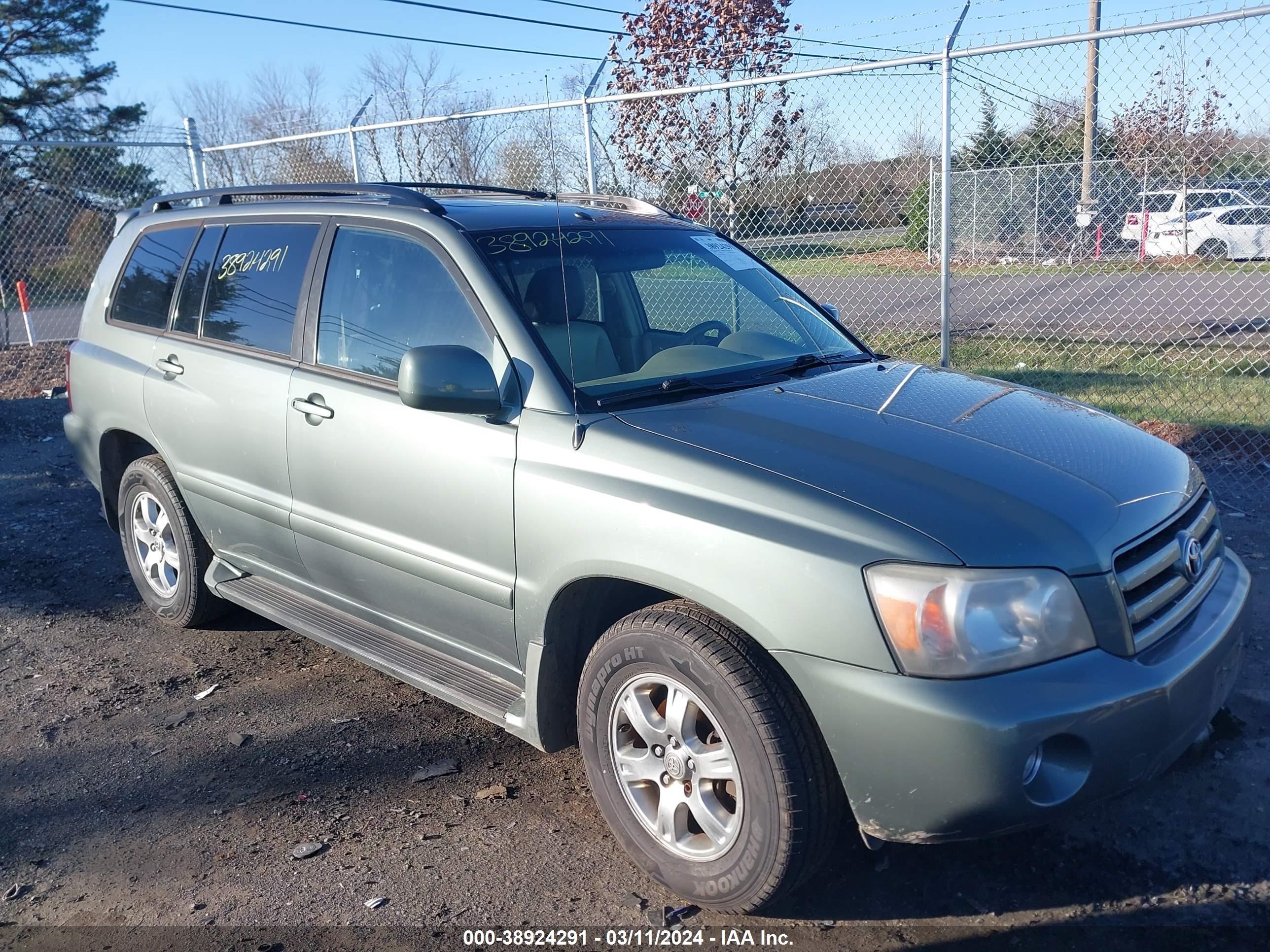 TOYOTA HIGHLANDER 2005 jteep21a650081755