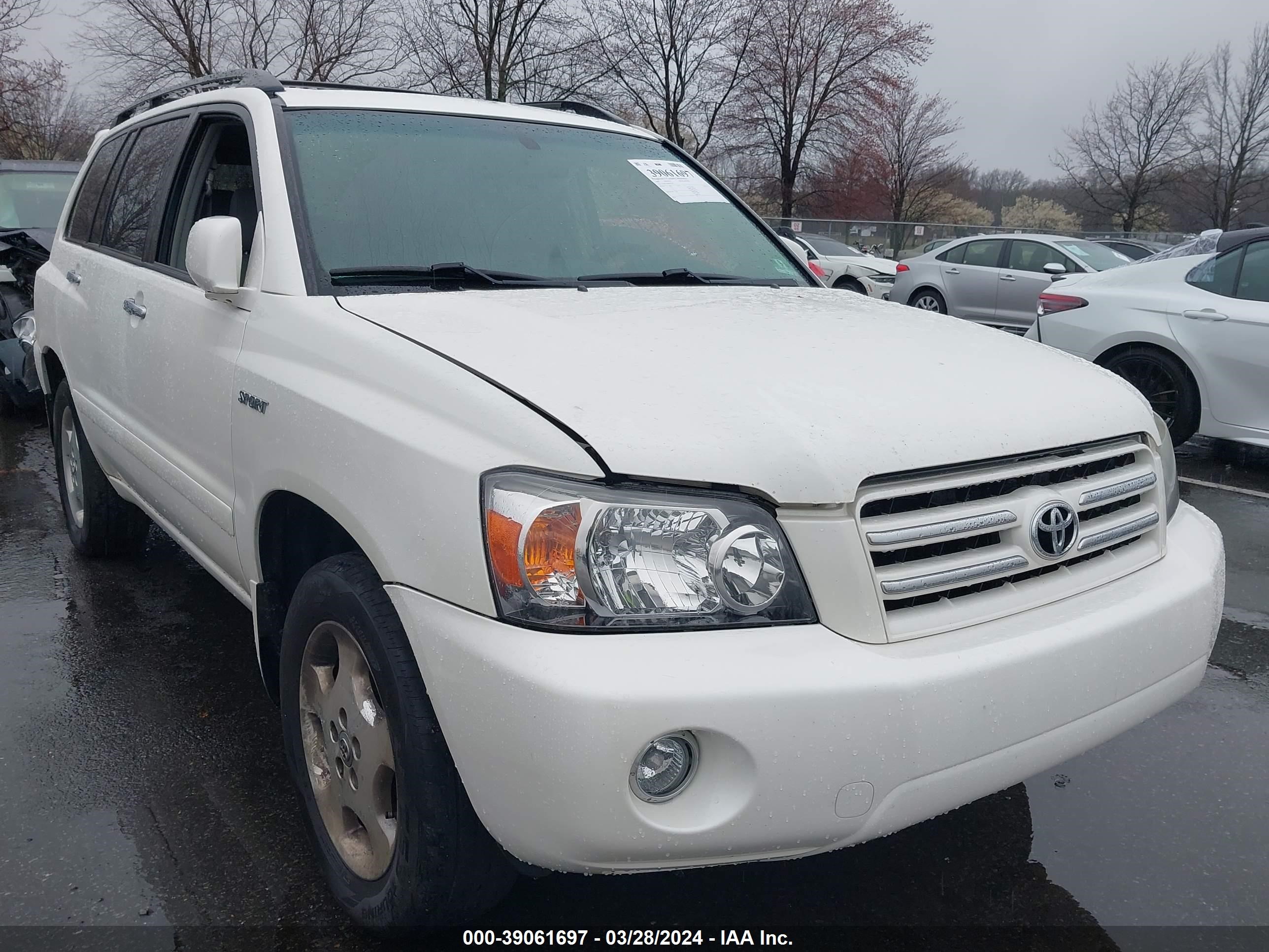 TOYOTA HIGHLANDER 2006 jteep21a660167326