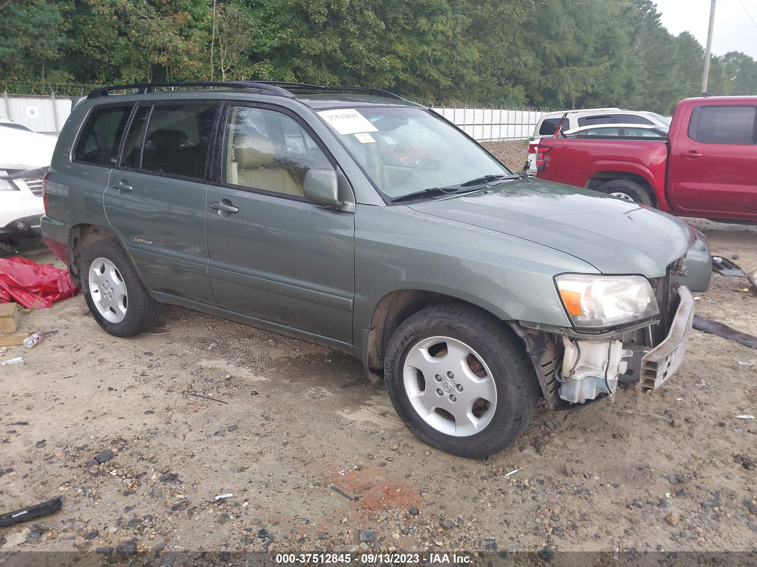 TOYOTA HIGHLANDER 2006 jteep21a660179329