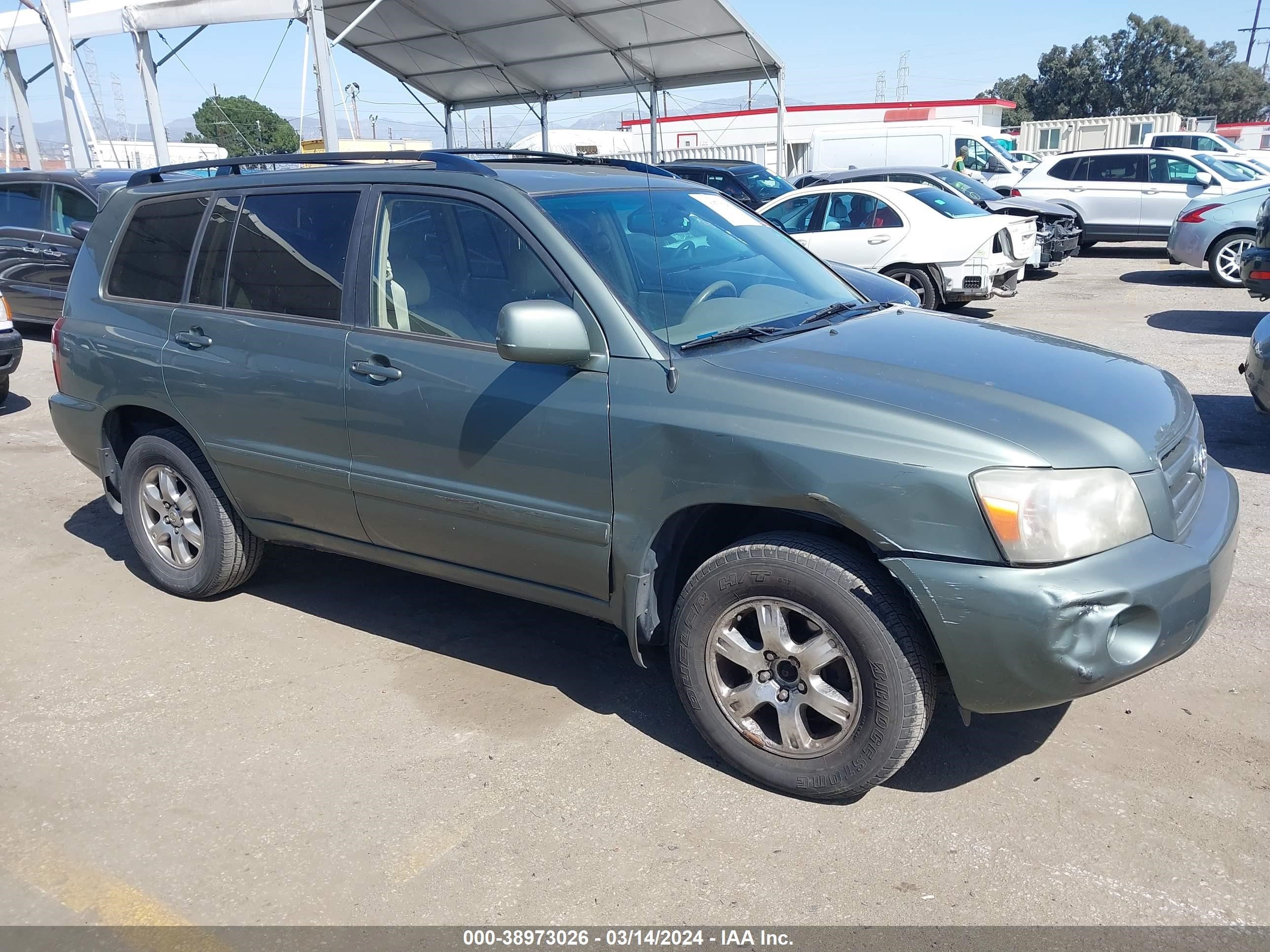 TOYOTA HIGHLANDER 2004 jteep21a740047130