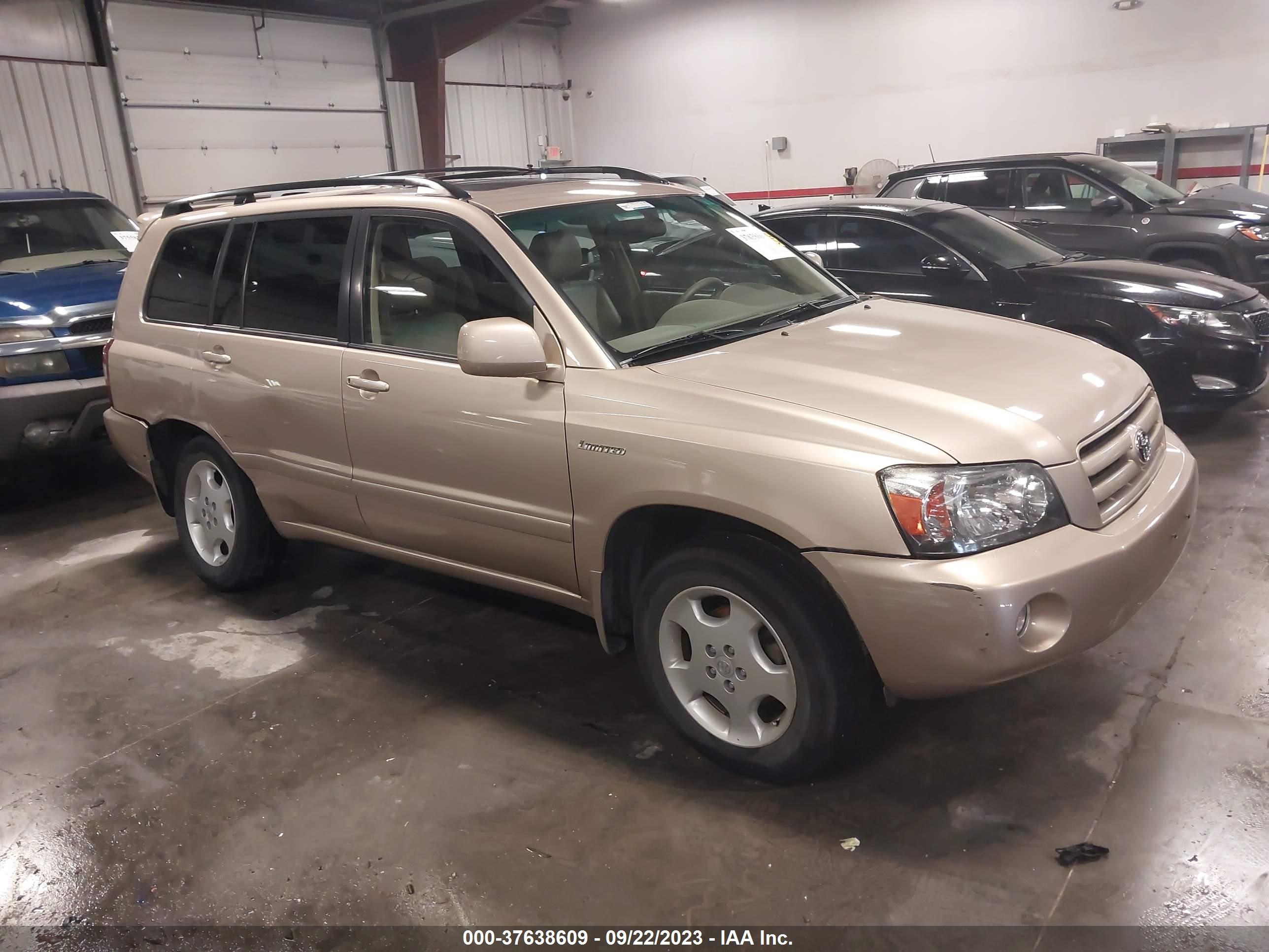 TOYOTA HIGHLANDER 2005 jteep21a750084809