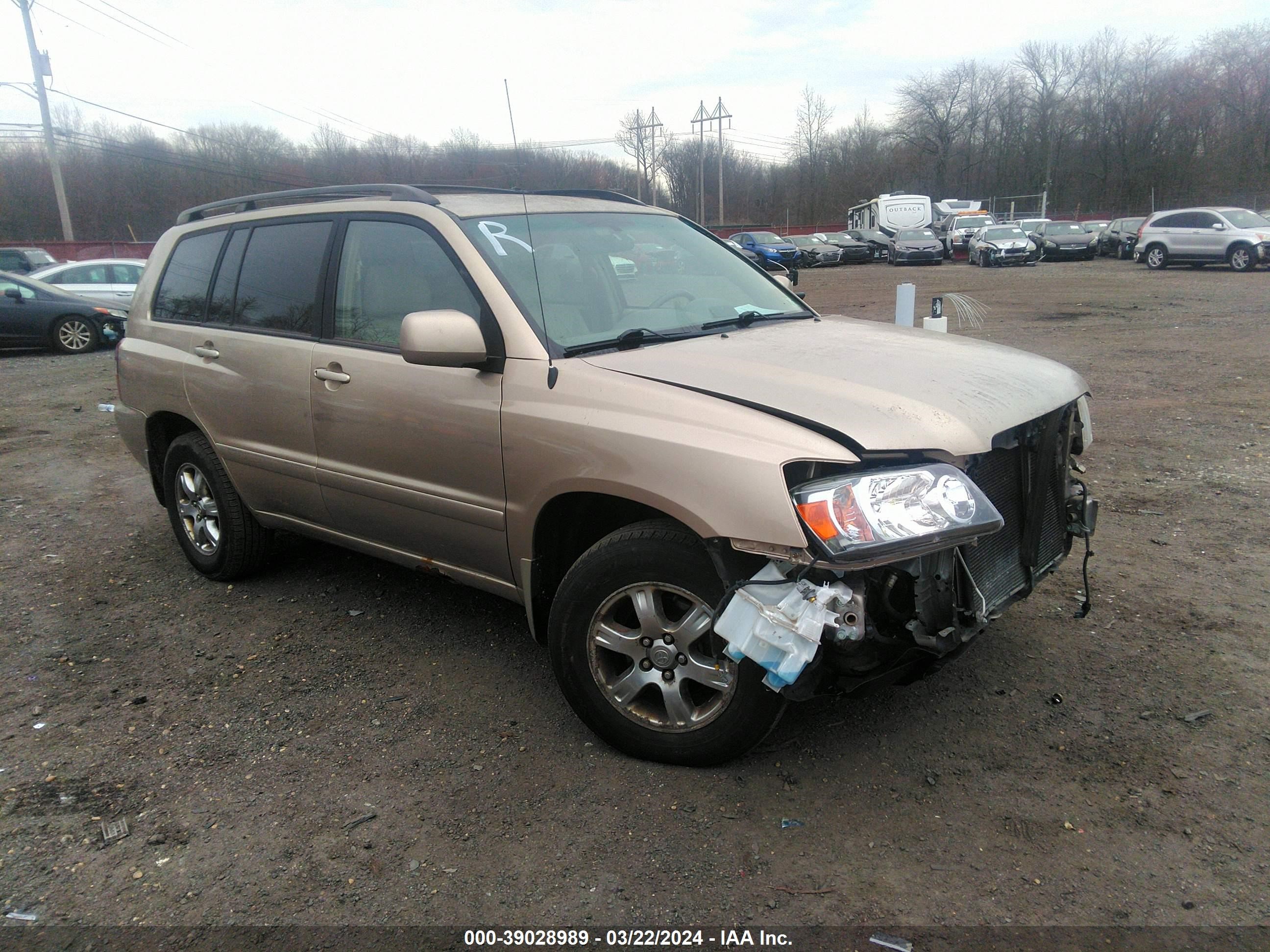 TOYOTA HIGHLANDER 2005 jteep21a750085636