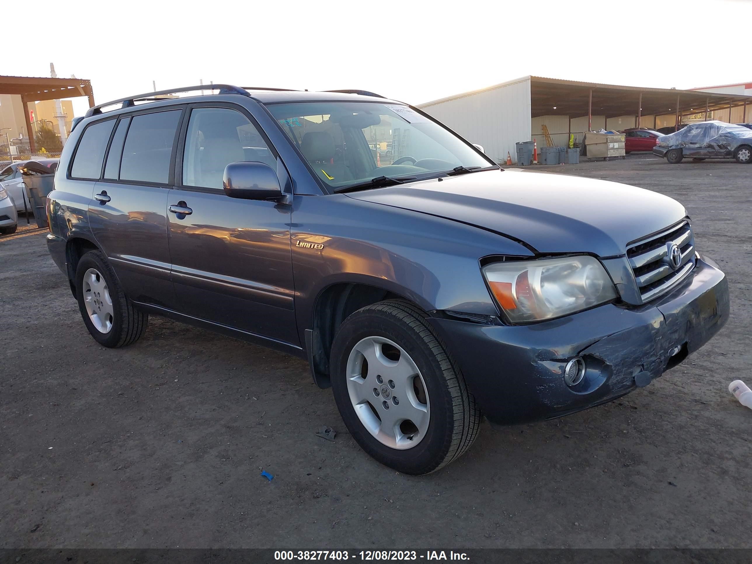 TOYOTA HIGHLANDER 2005 jteep21a750098449