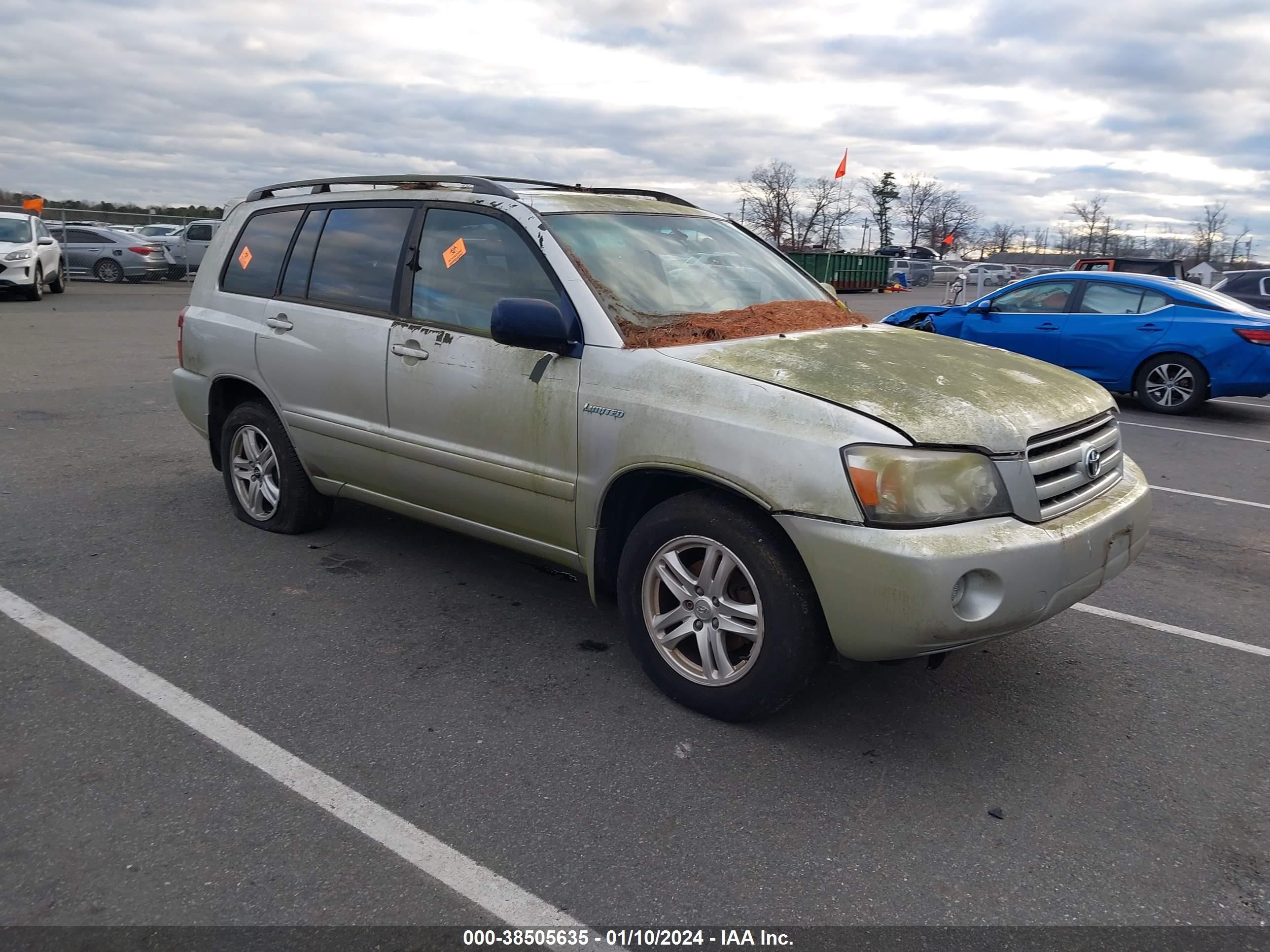 TOYOTA HIGHLANDER 2005 jteep21a750101530