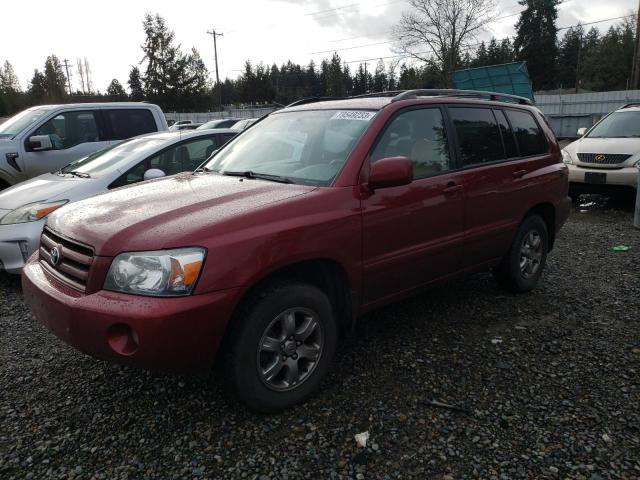 TOYOTA HIGHLANDER 2005 jteep21a750109076