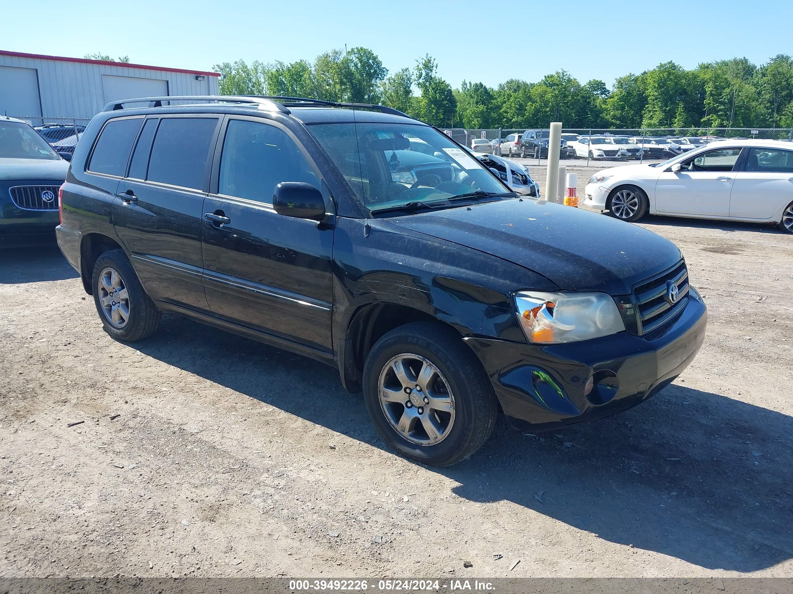 TOYOTA HIGHLANDER 2005 jteep21a750126489