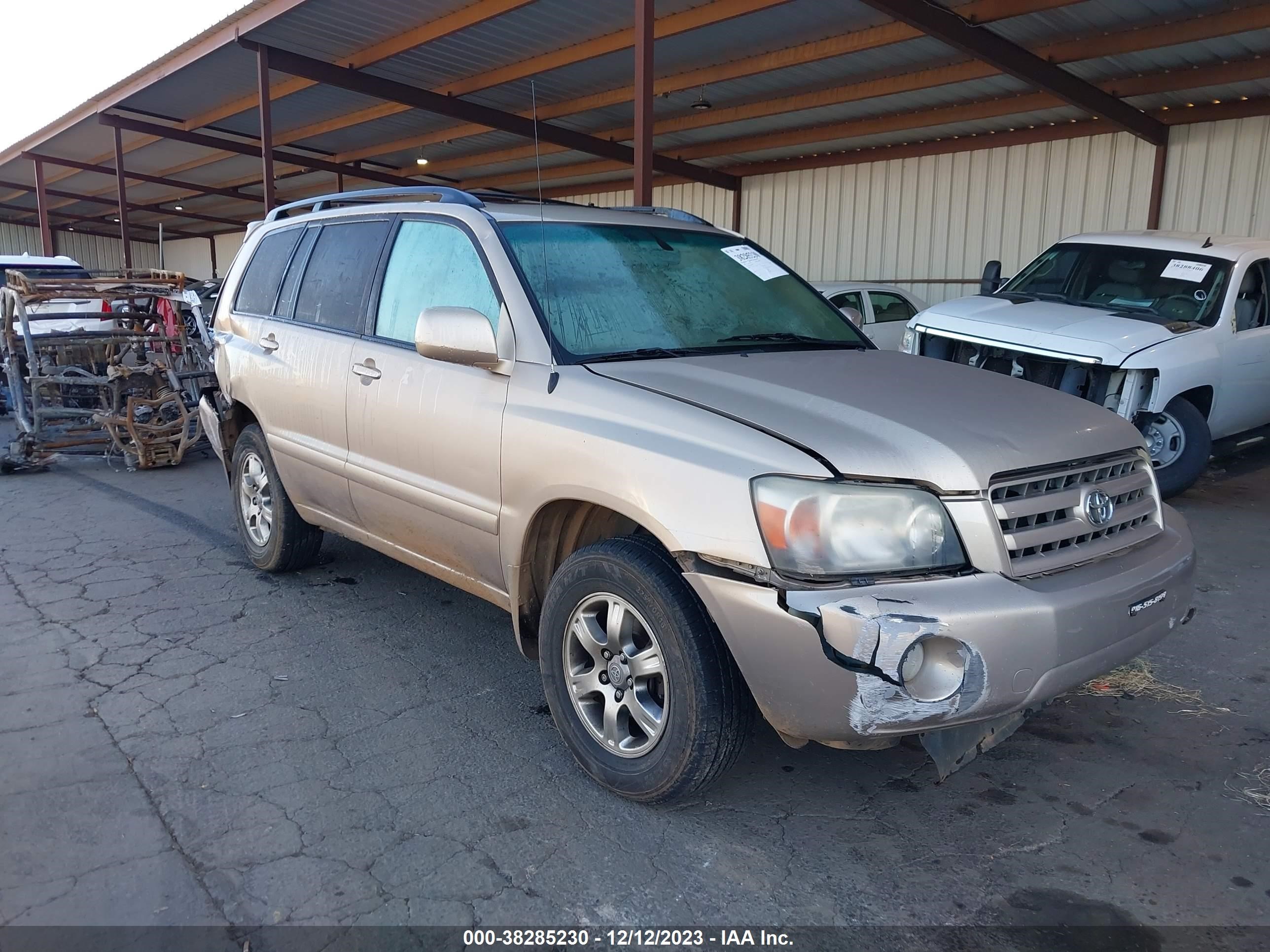 TOYOTA HIGHLANDER 2004 jteep21a840003797