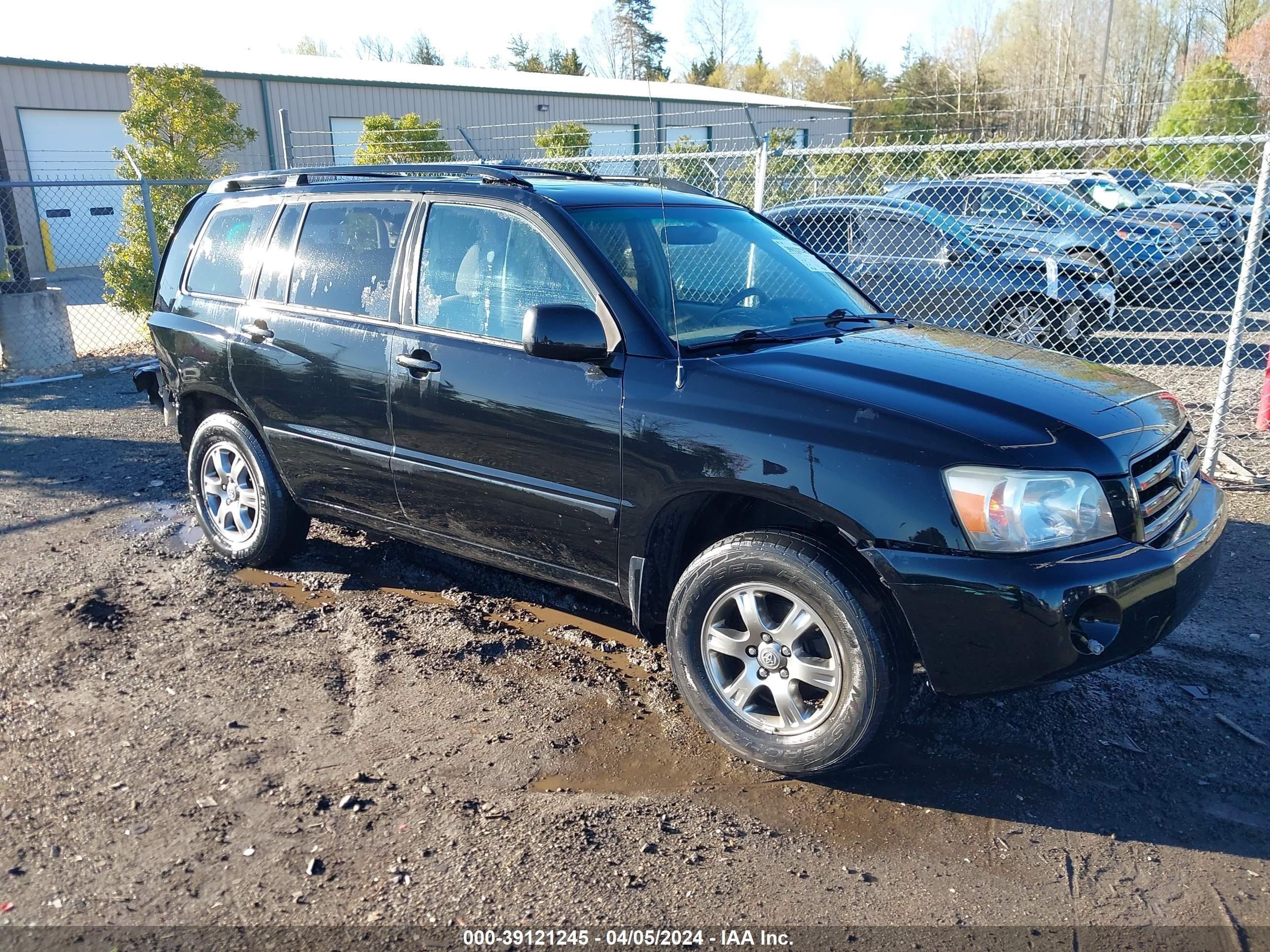 TOYOTA HIGHLANDER 2006 jteep21a860161396