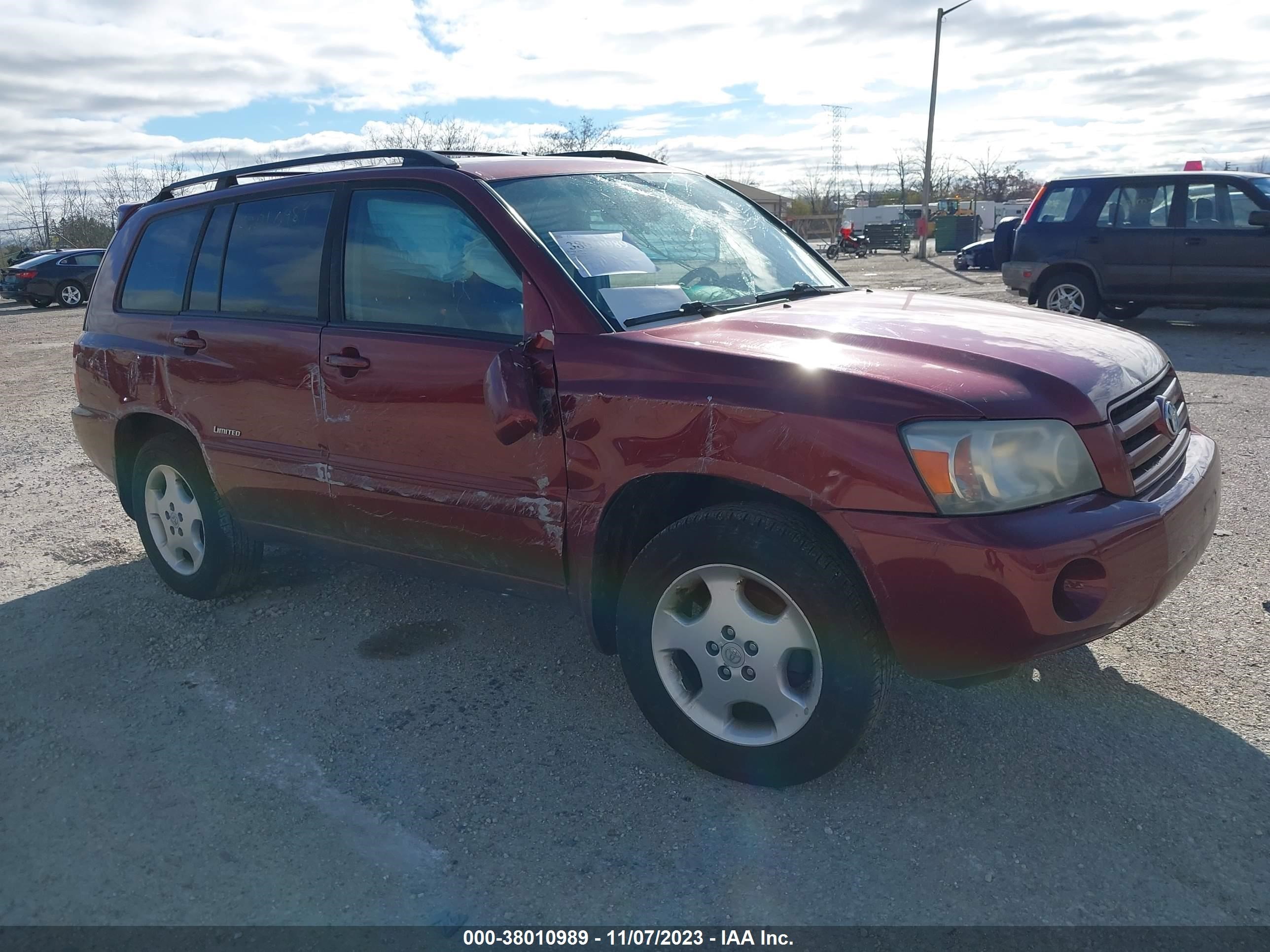 TOYOTA HIGHLANDER 2006 jteep21a860171636