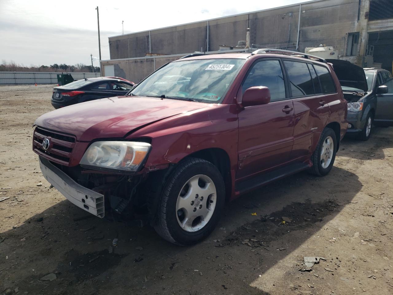 TOYOTA HIGHLANDER 2006 jteep21a860179221