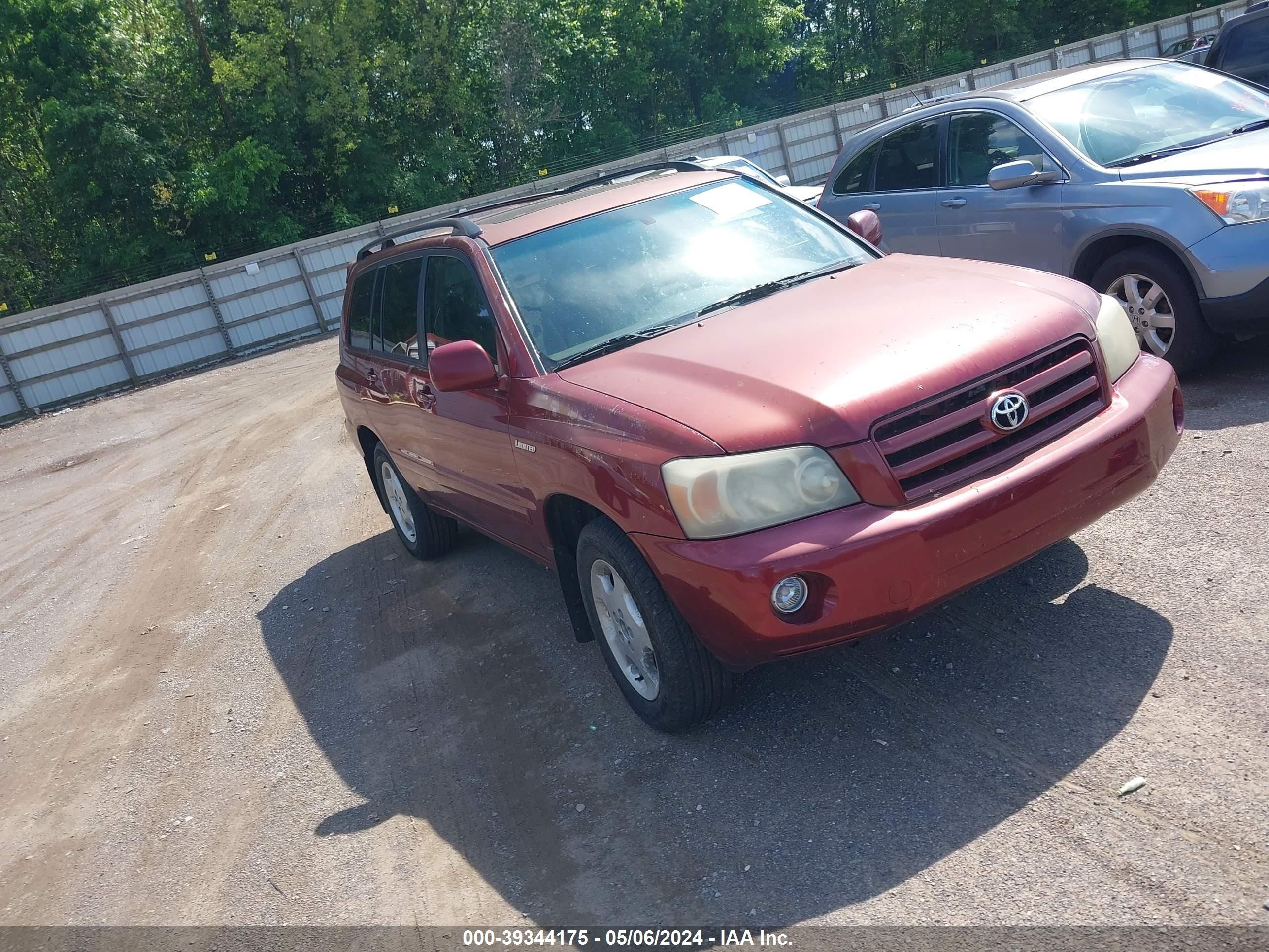 TOYOTA HIGHLANDER 2004 jteep21a940010080