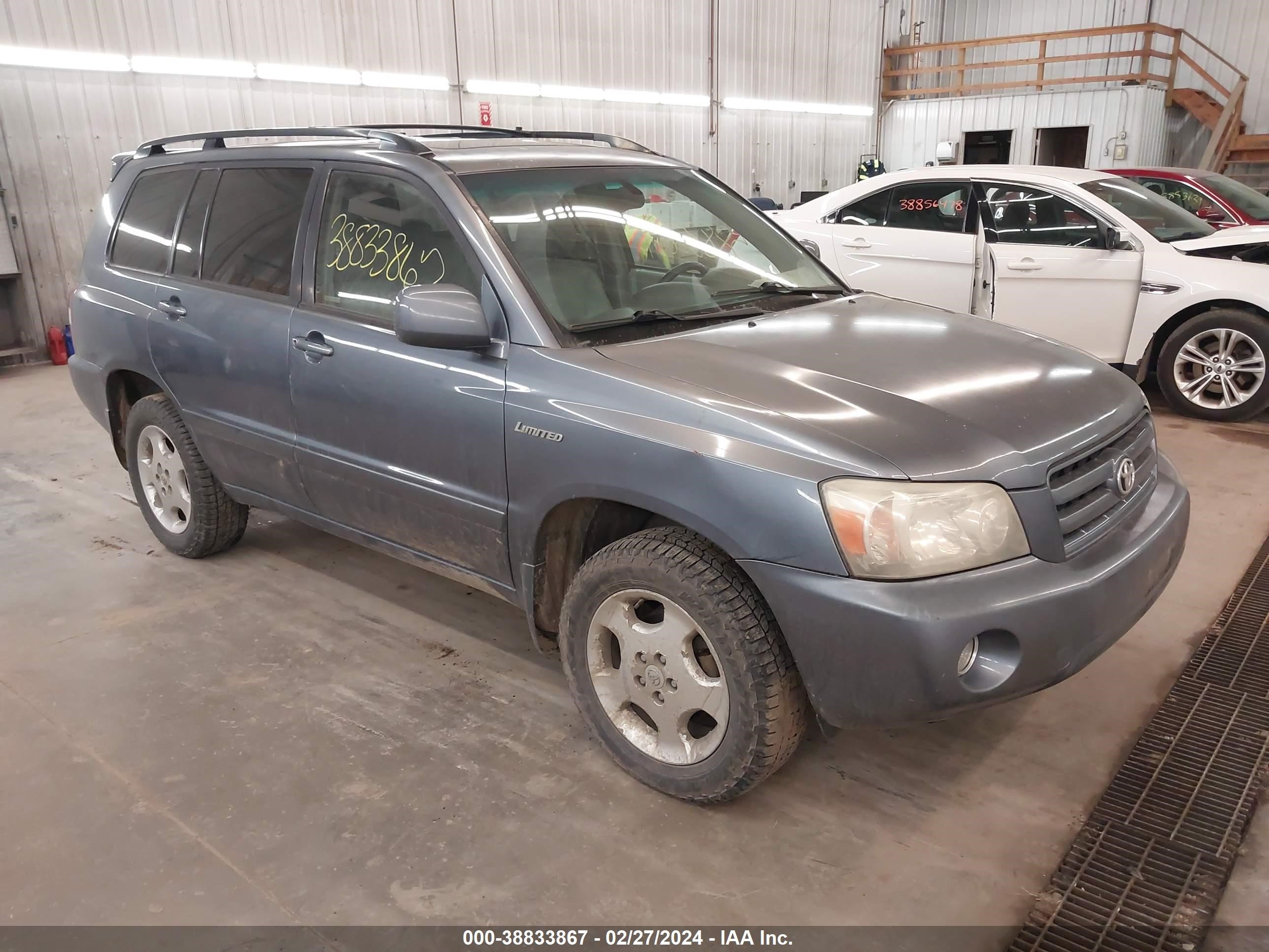 TOYOTA HIGHLANDER 2004 jteep21a940015490