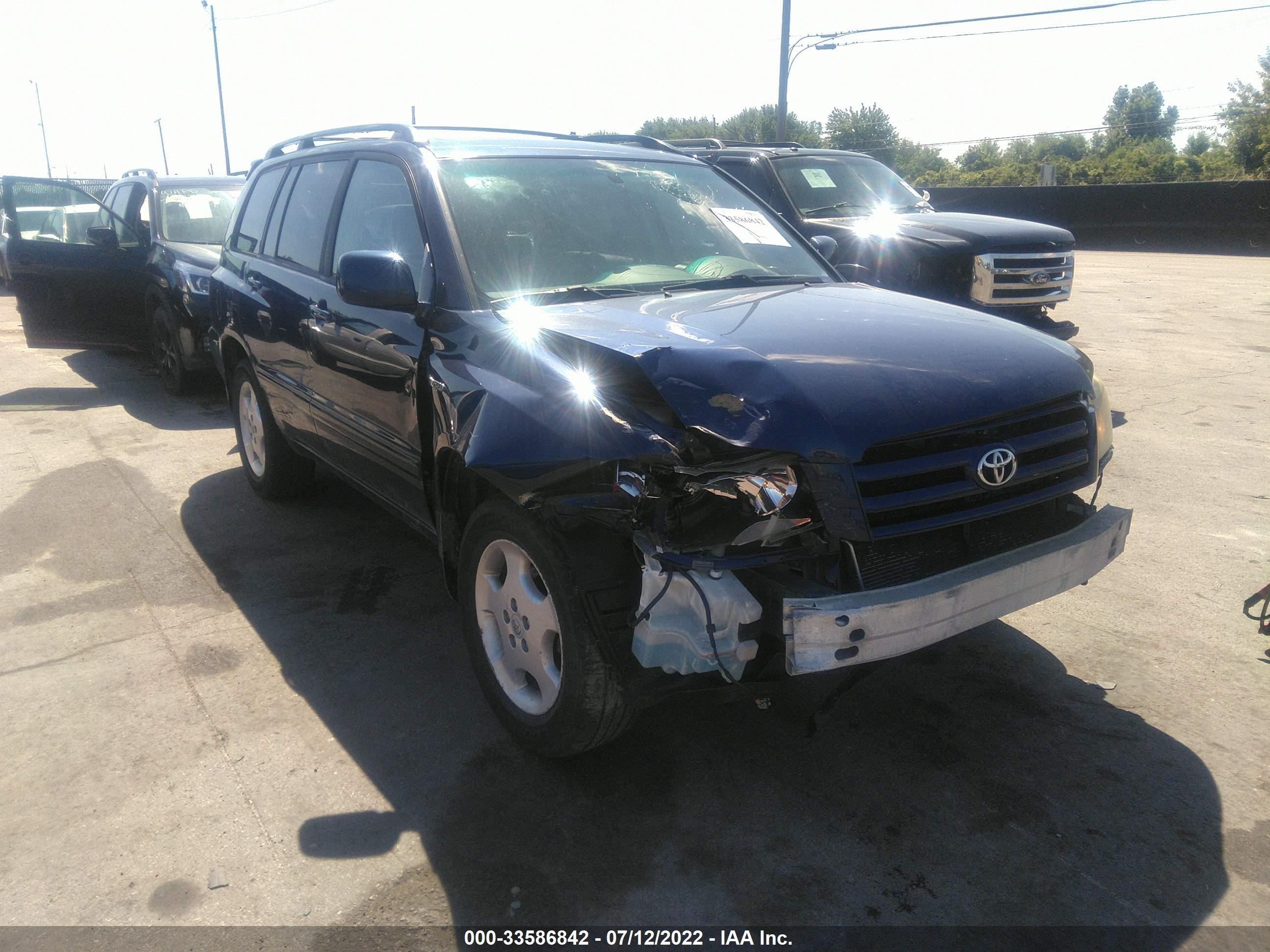 TOYOTA HIGHLANDER 2005 jteep21a950084360