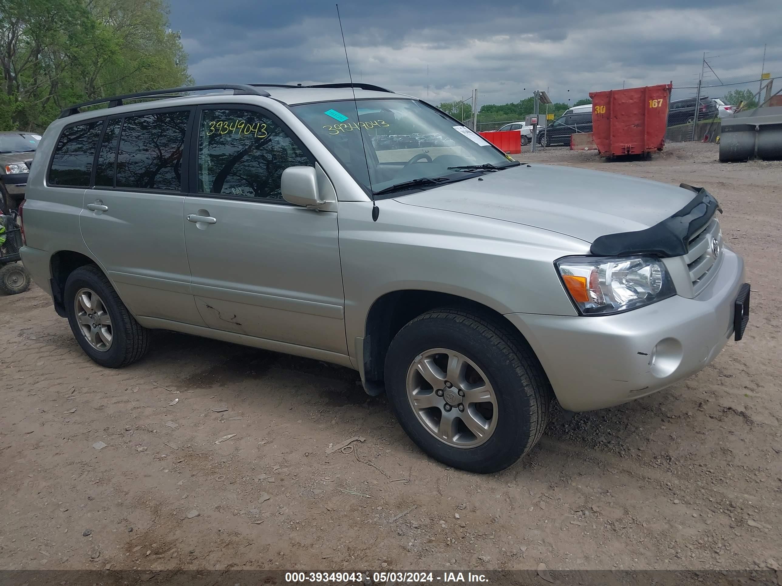 TOYOTA HIGHLANDER 2006 jteep21a960157597