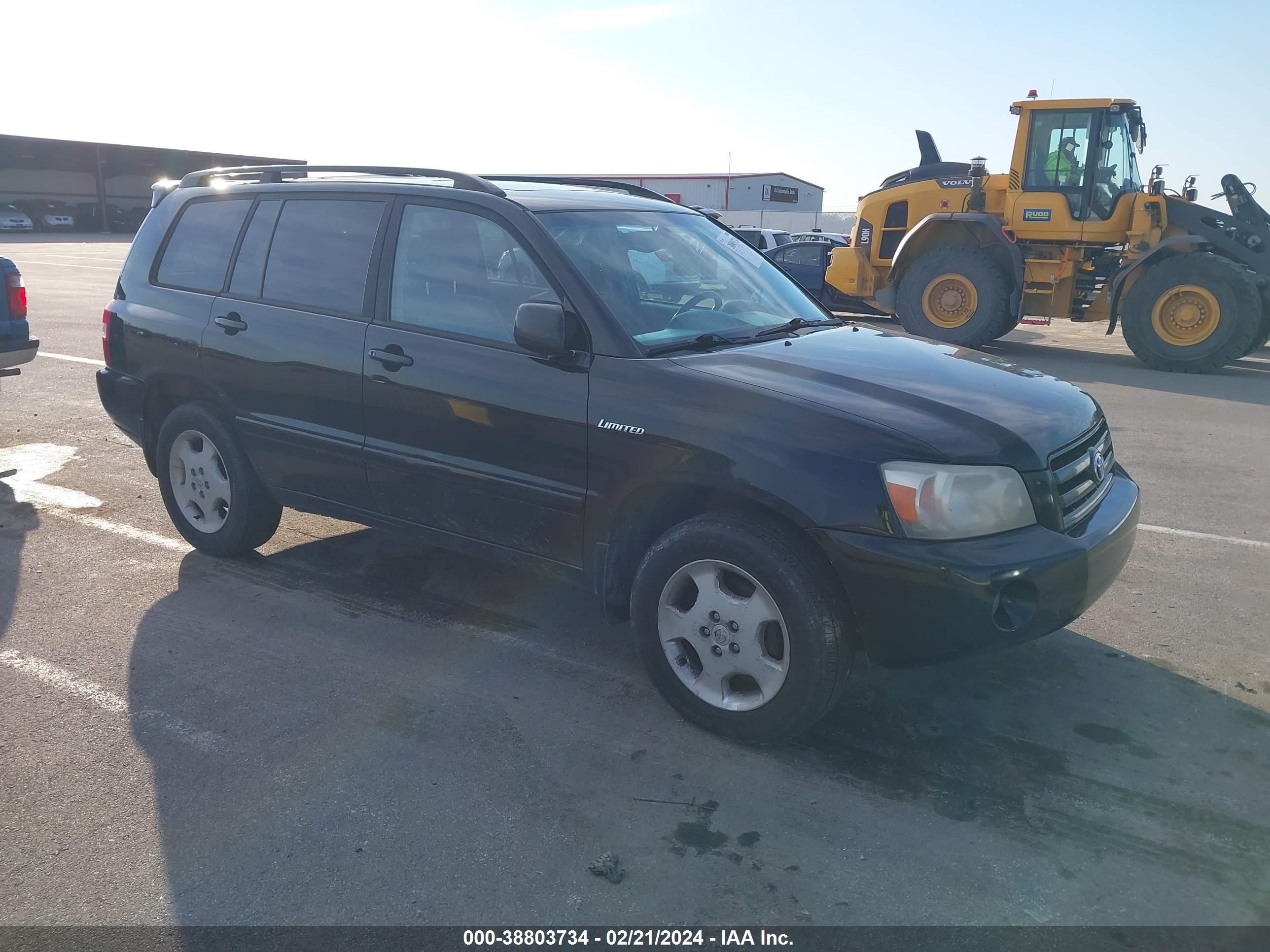 TOYOTA HIGHLANDER 2004 jteep21ax40037840