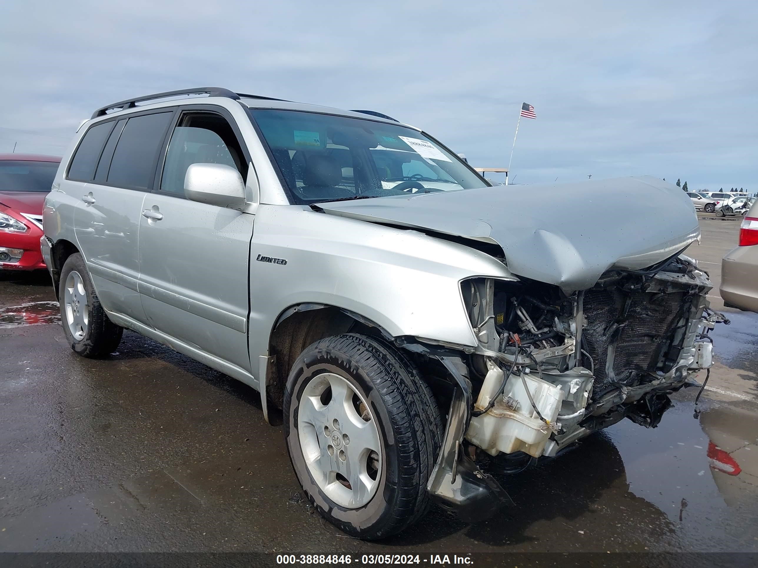 TOYOTA HIGHLANDER 2004 jteep21ax40047882