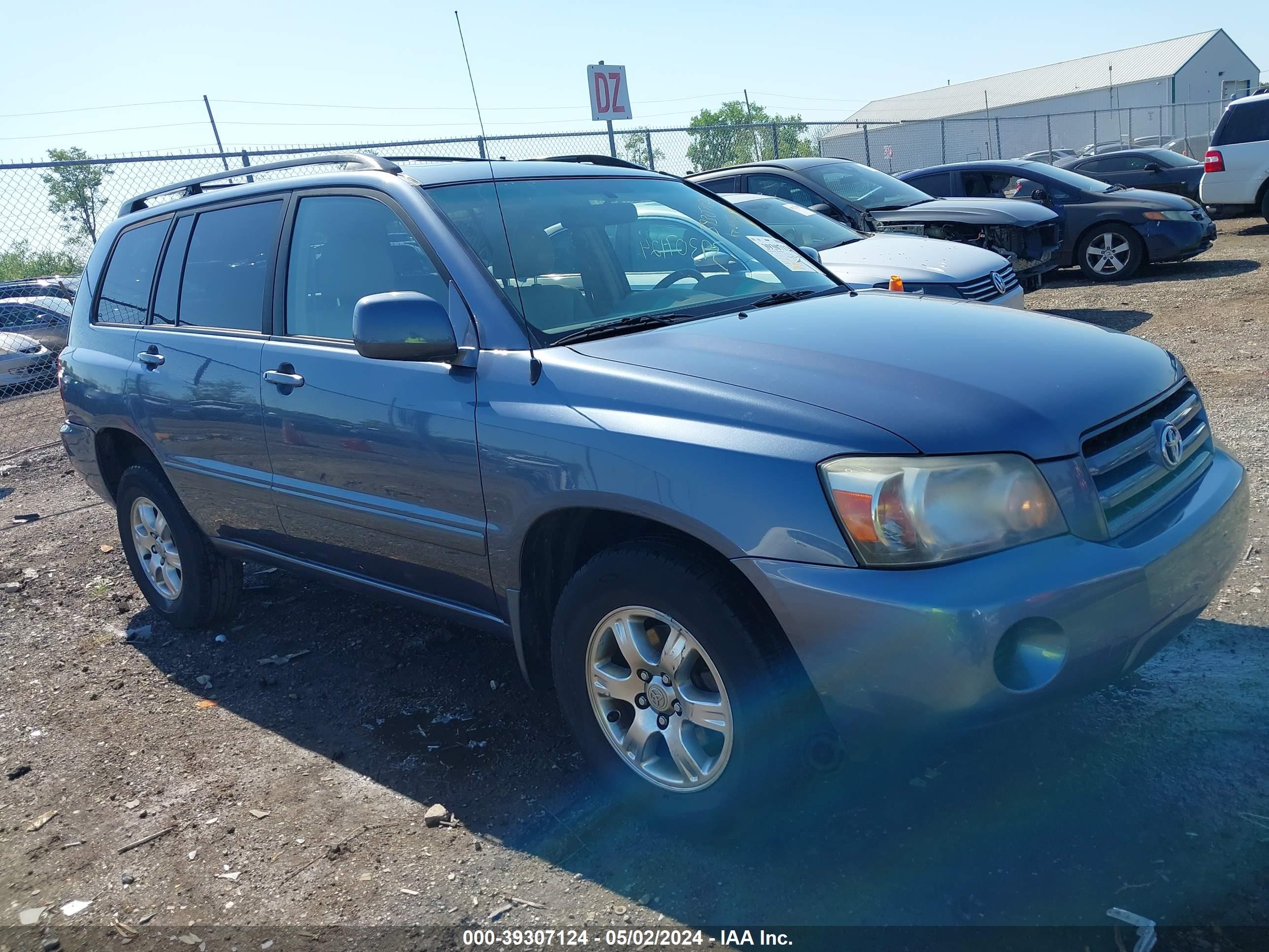 TOYOTA HIGHLANDER 2005 jteep21ax50083704