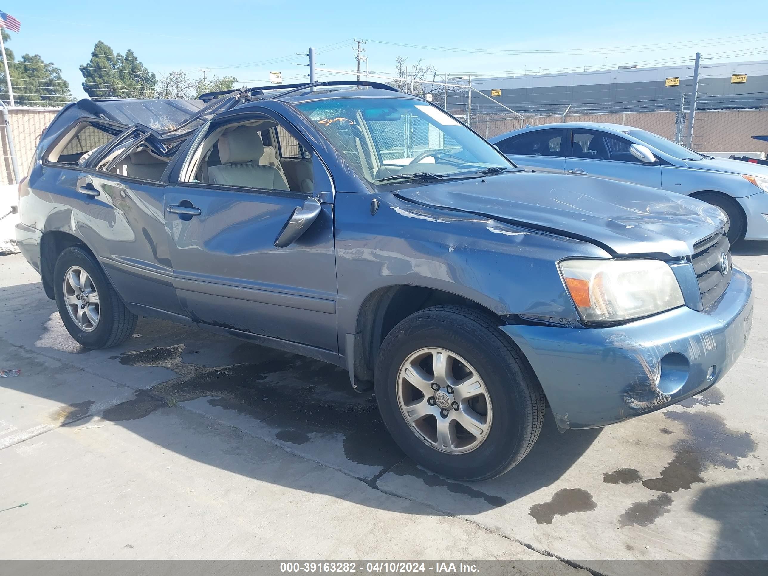 TOYOTA HIGHLANDER 2005 jteep21ax50091950