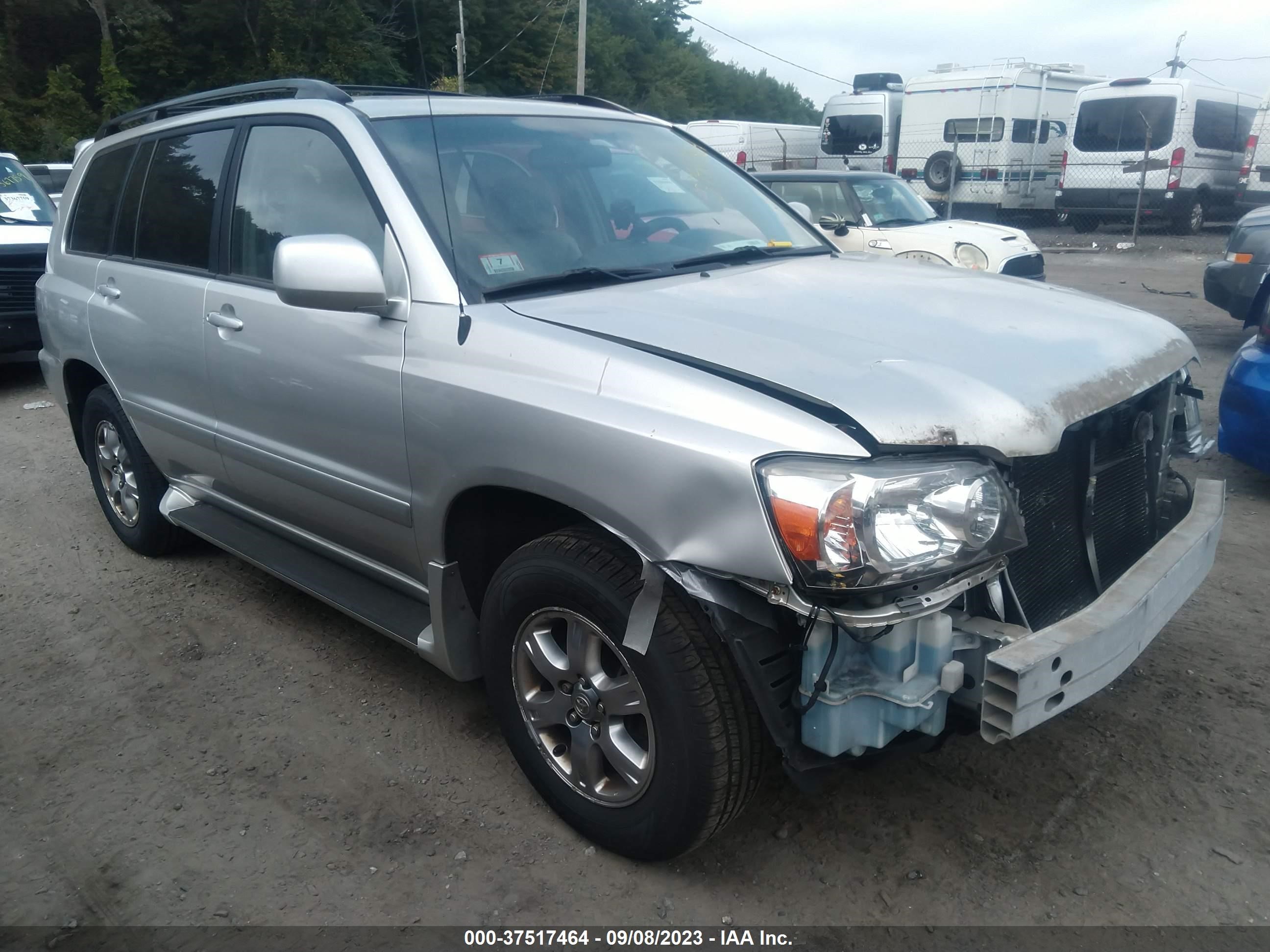 TOYOTA HIGHLANDER 2005 jteep21ax50097215