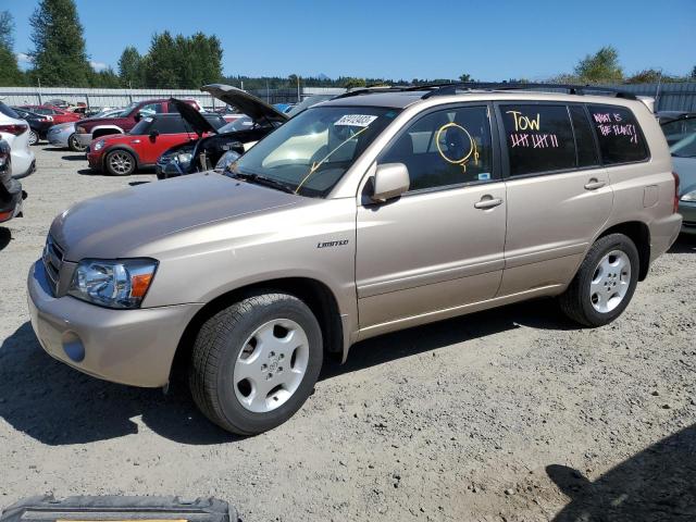 TOYOTA HIGHLANDER 2005 jteep21ax50102395