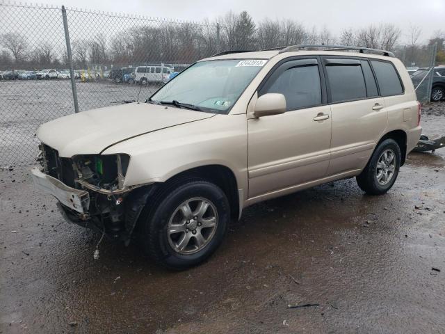 TOYOTA HIGHLANDER 2005 jteep21ax50106365