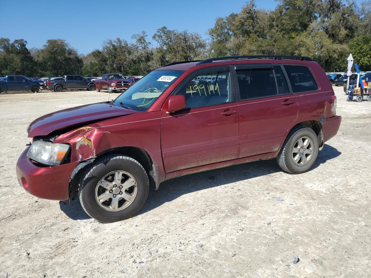 TOYOTA HIGHLANDER 2006 jteep21ax60181729