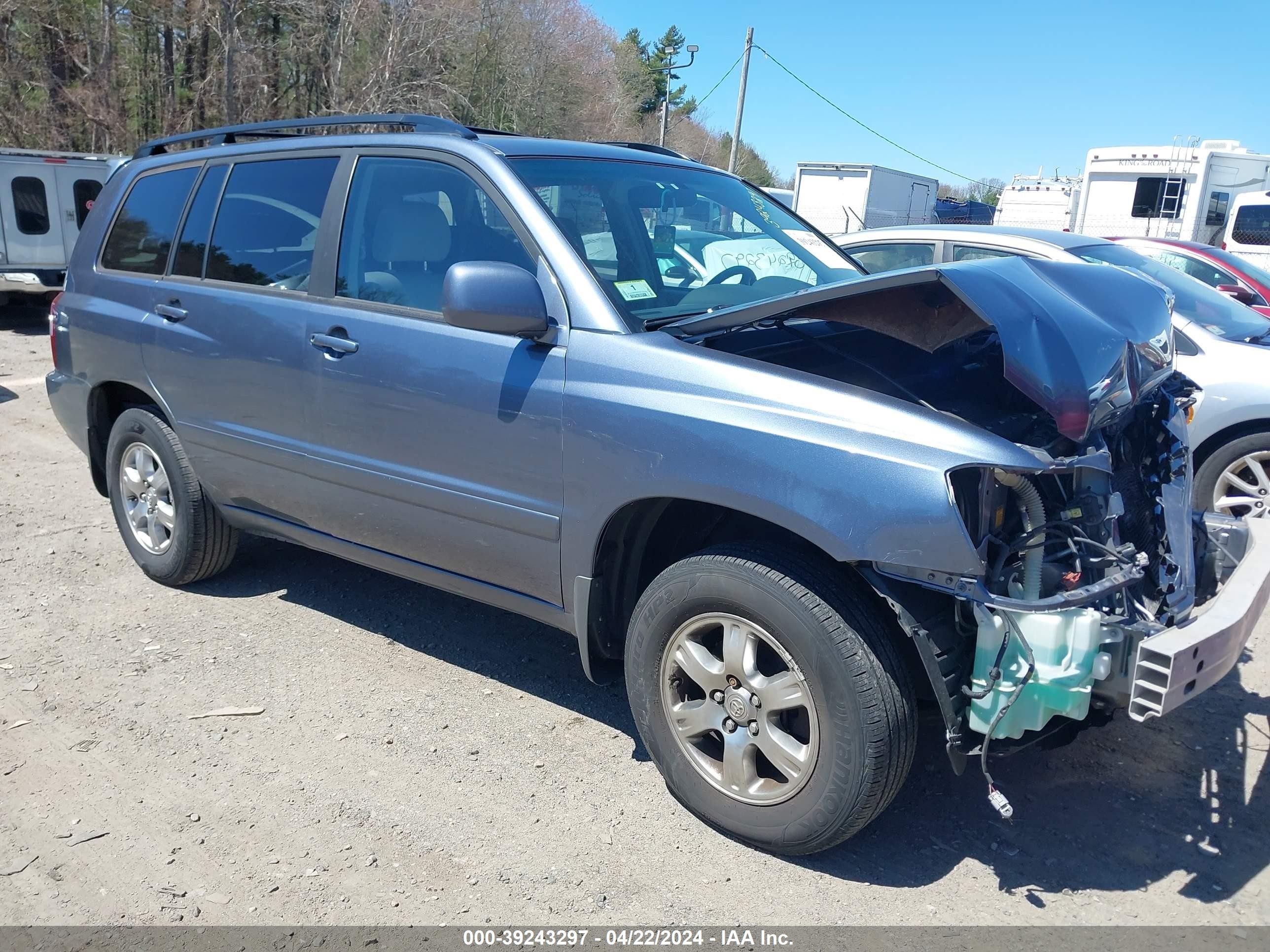 TOYOTA HIGHLANDER 2007 jteep21ax70213970