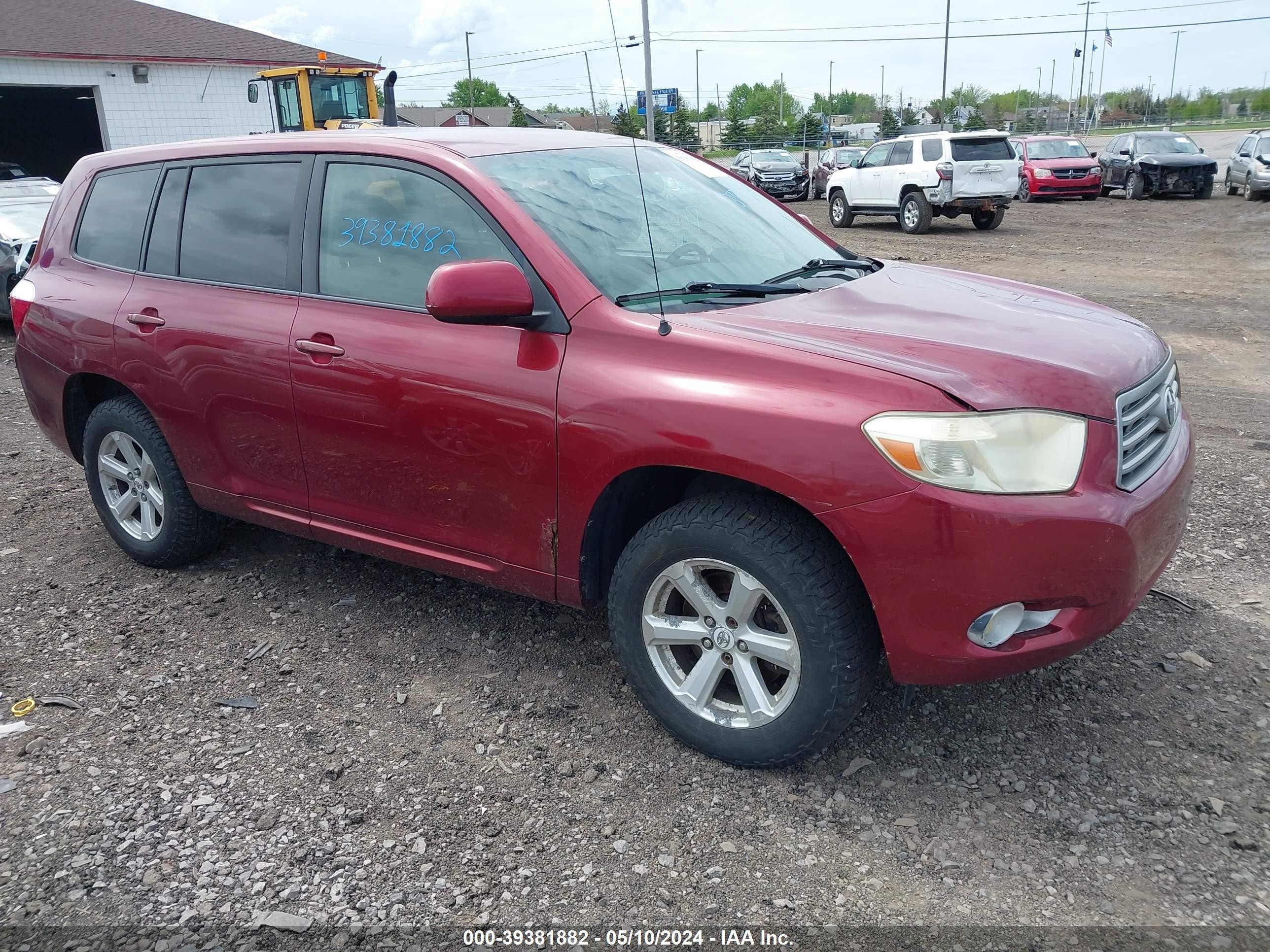 TOYOTA HIGHLANDER 2008 jtees41a082090390