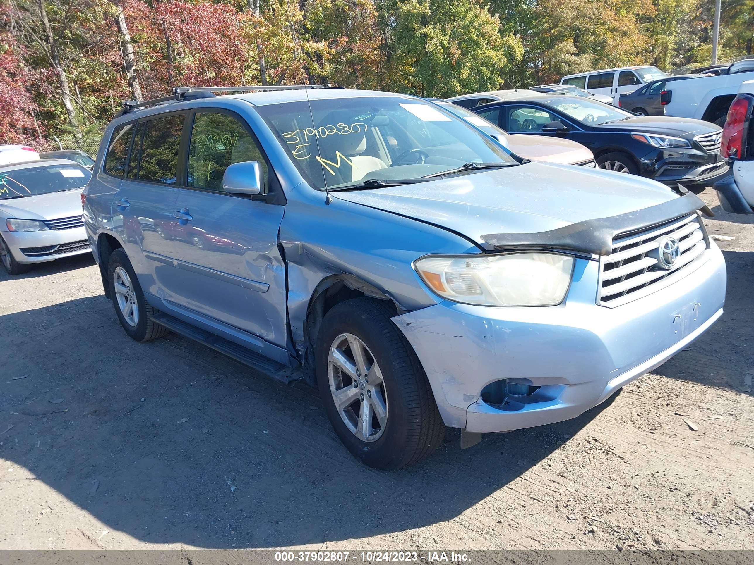 TOYOTA HIGHLANDER 2008 jtees41a182109092