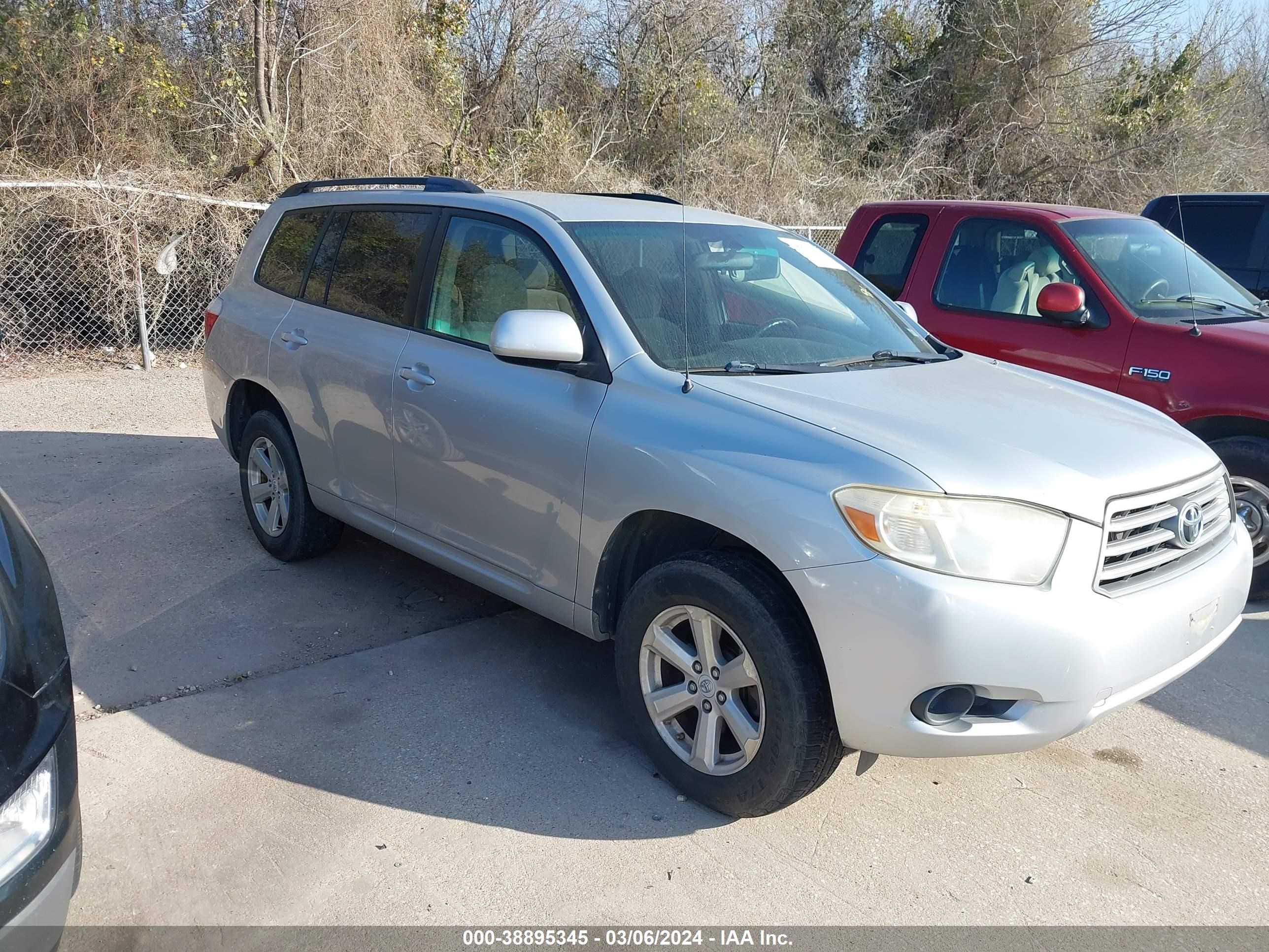 TOYOTA HIGHLANDER 2008 jtees41a282040137