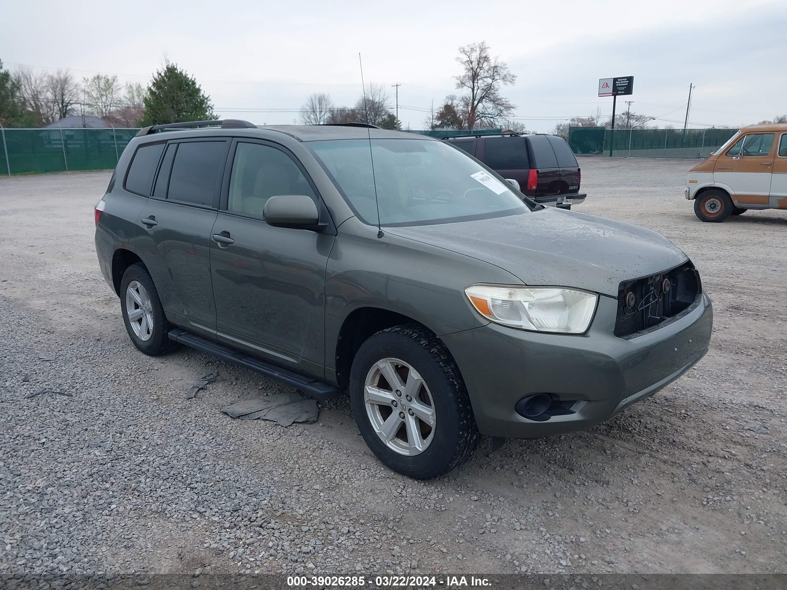 TOYOTA HIGHLANDER 2008 jtees41a382035836