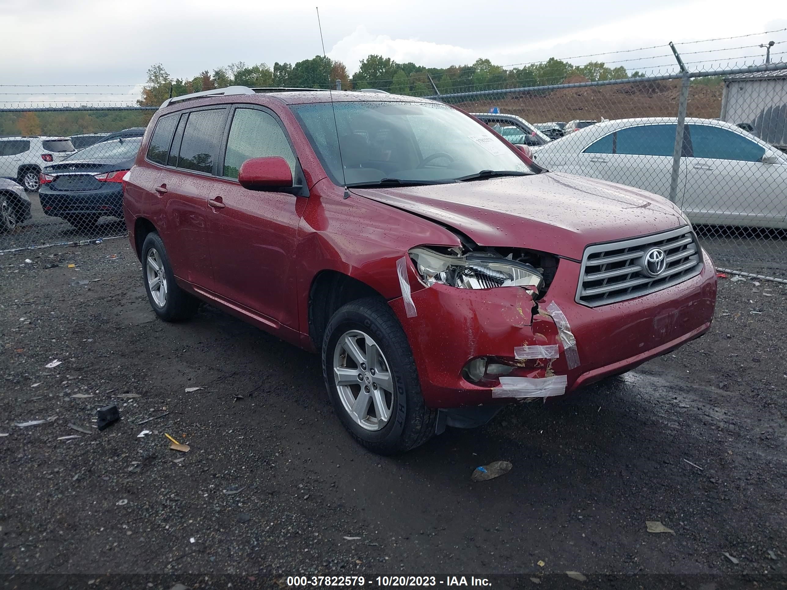 TOYOTA HIGHLANDER 2008 jtees41a482086889