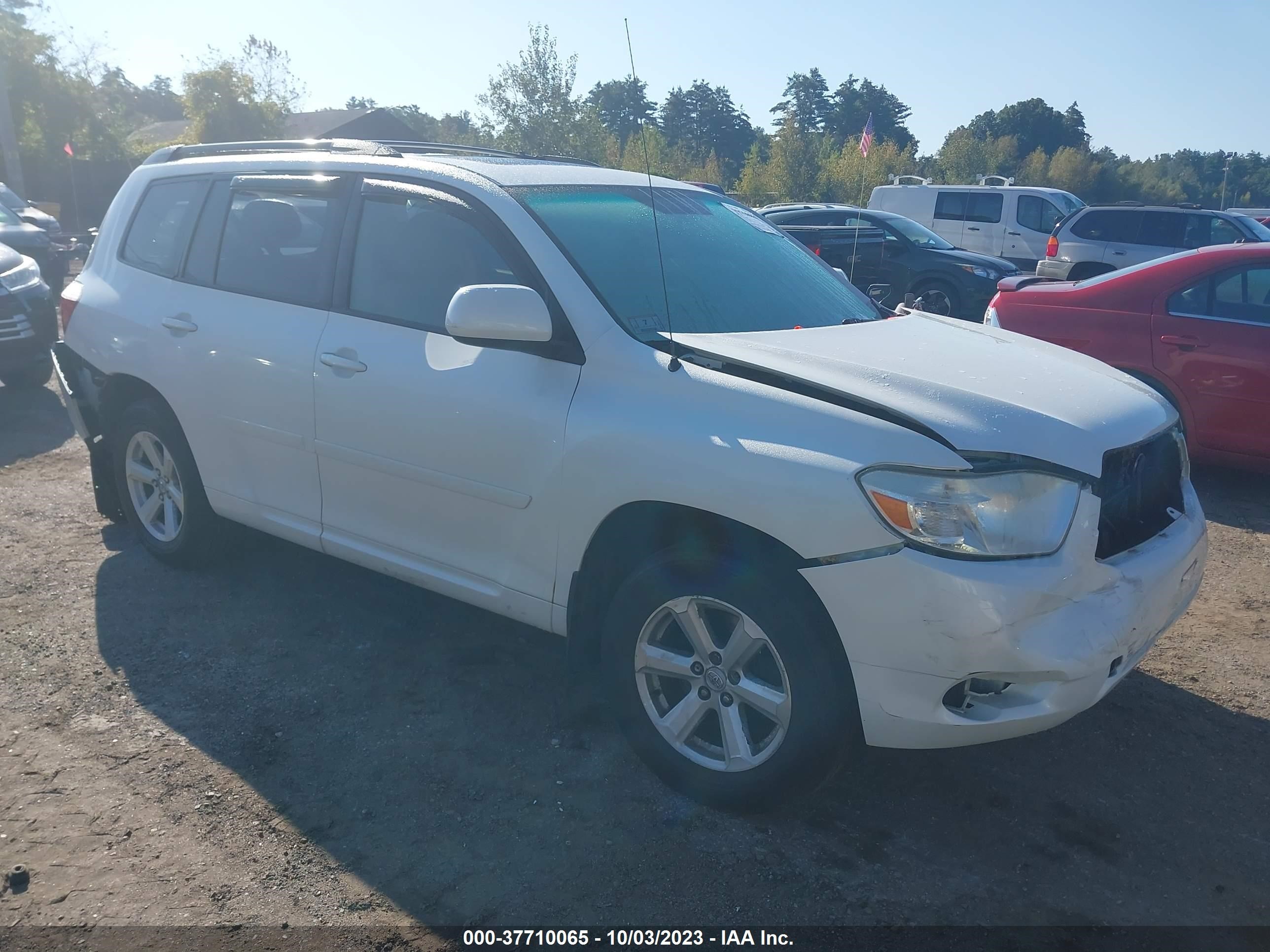 TOYOTA HIGHLANDER 2008 jtees41a482093776