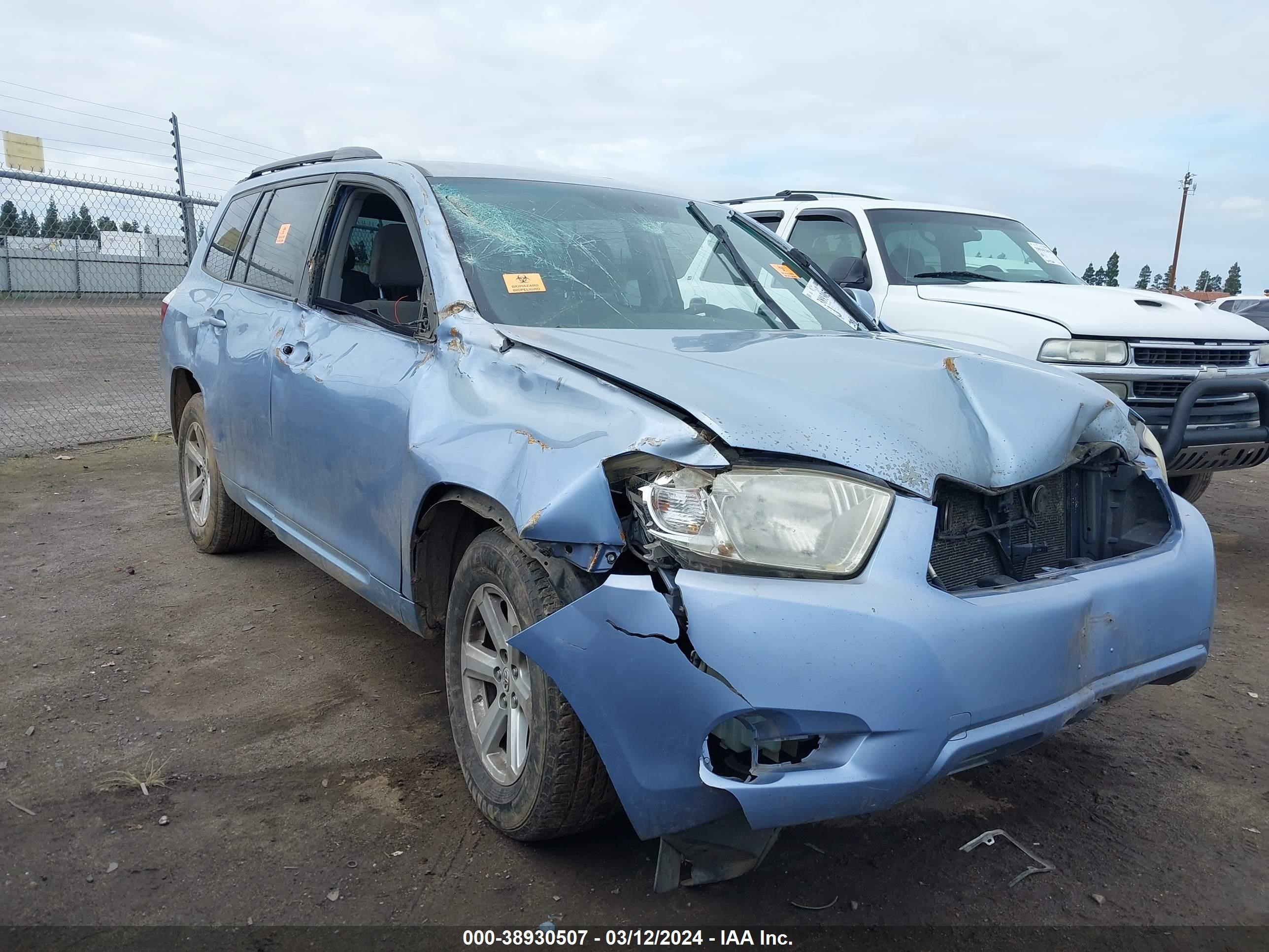 TOYOTA HIGHLANDER 2008 jtees41a682079300