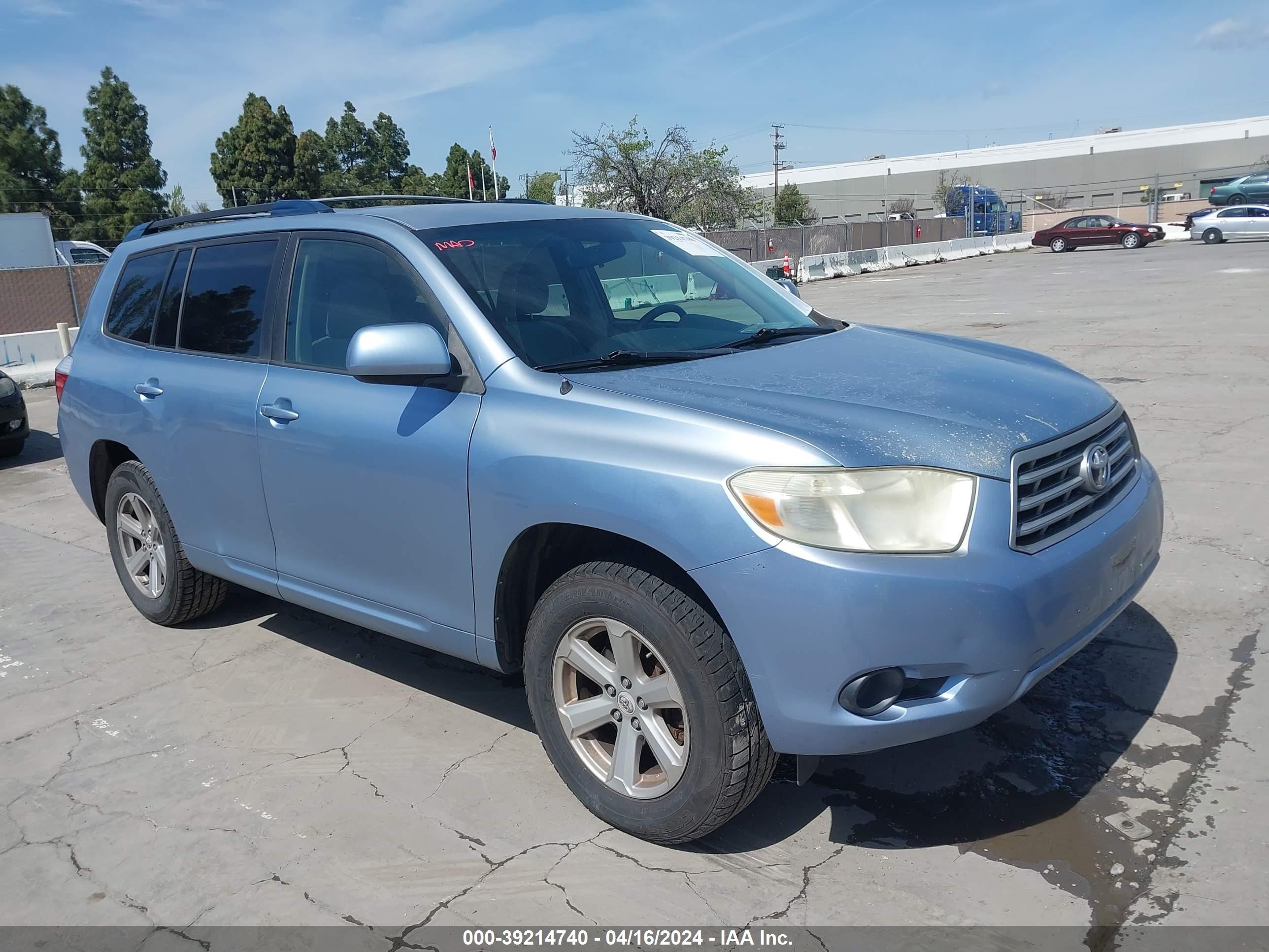 TOYOTA HIGHLANDER 2008 jtees41a882055385