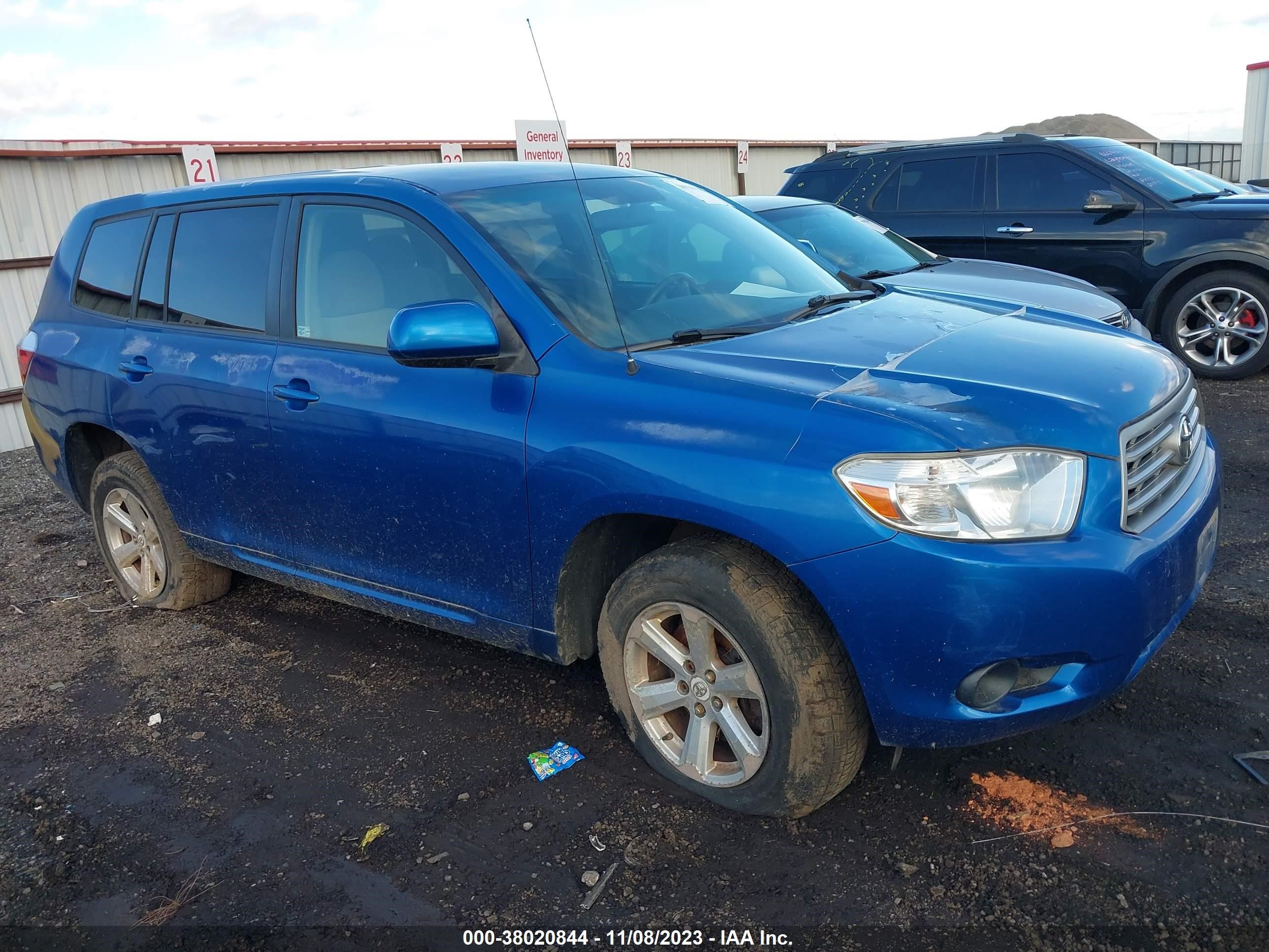 TOYOTA HIGHLANDER 2008 jtees41a982037137