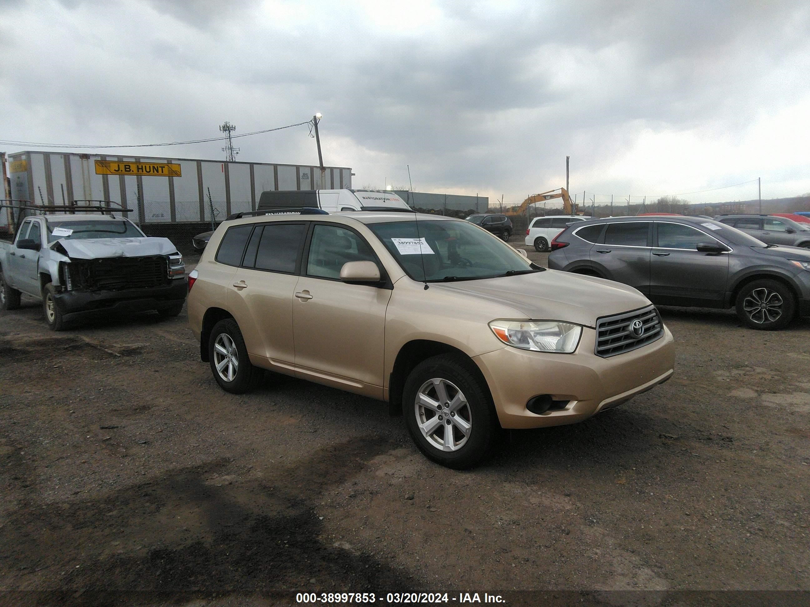 TOYOTA HIGHLANDER 2008 jtees41a982100348