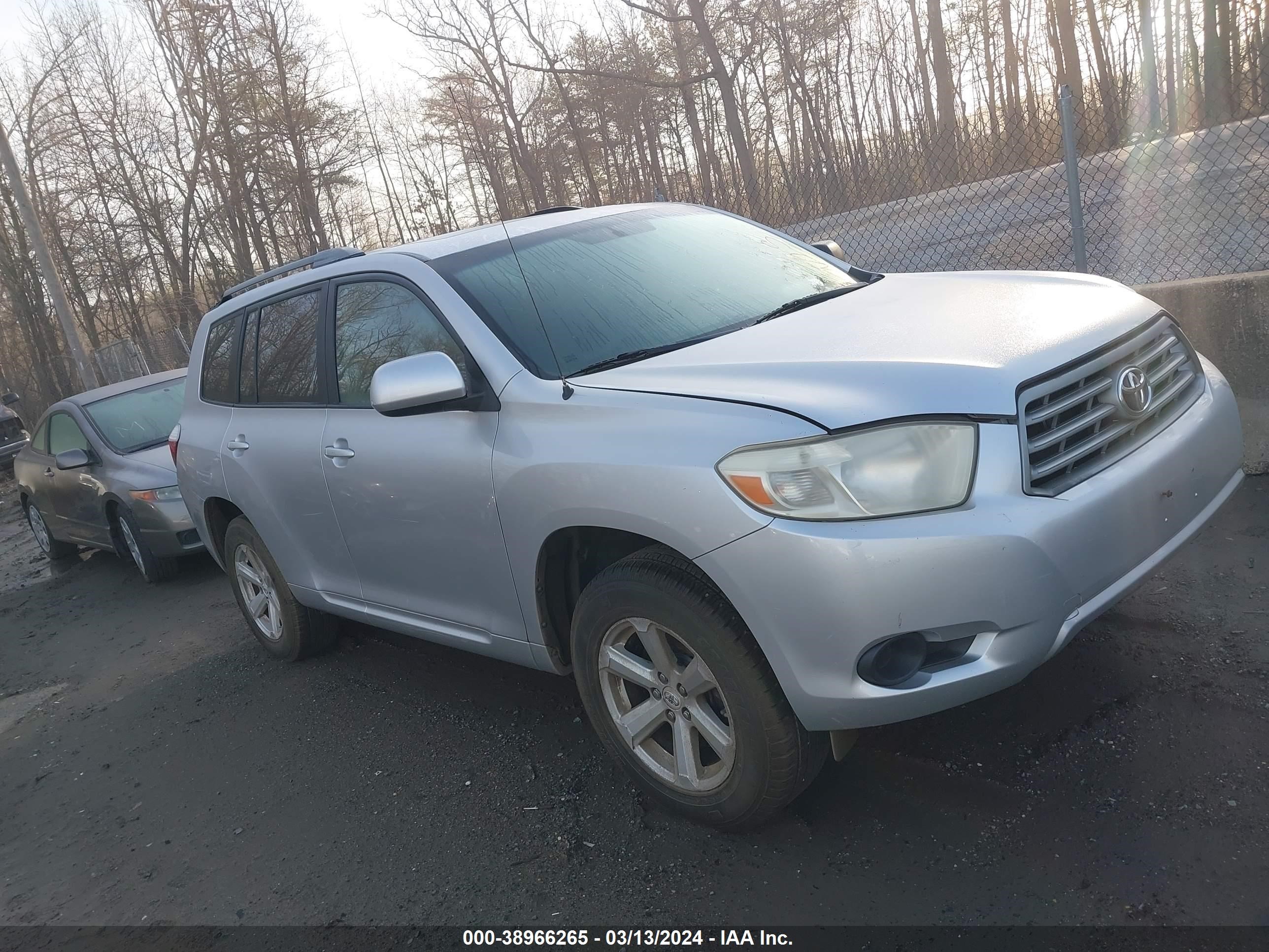 TOYOTA HIGHLANDER 2009 jtees41a992143296