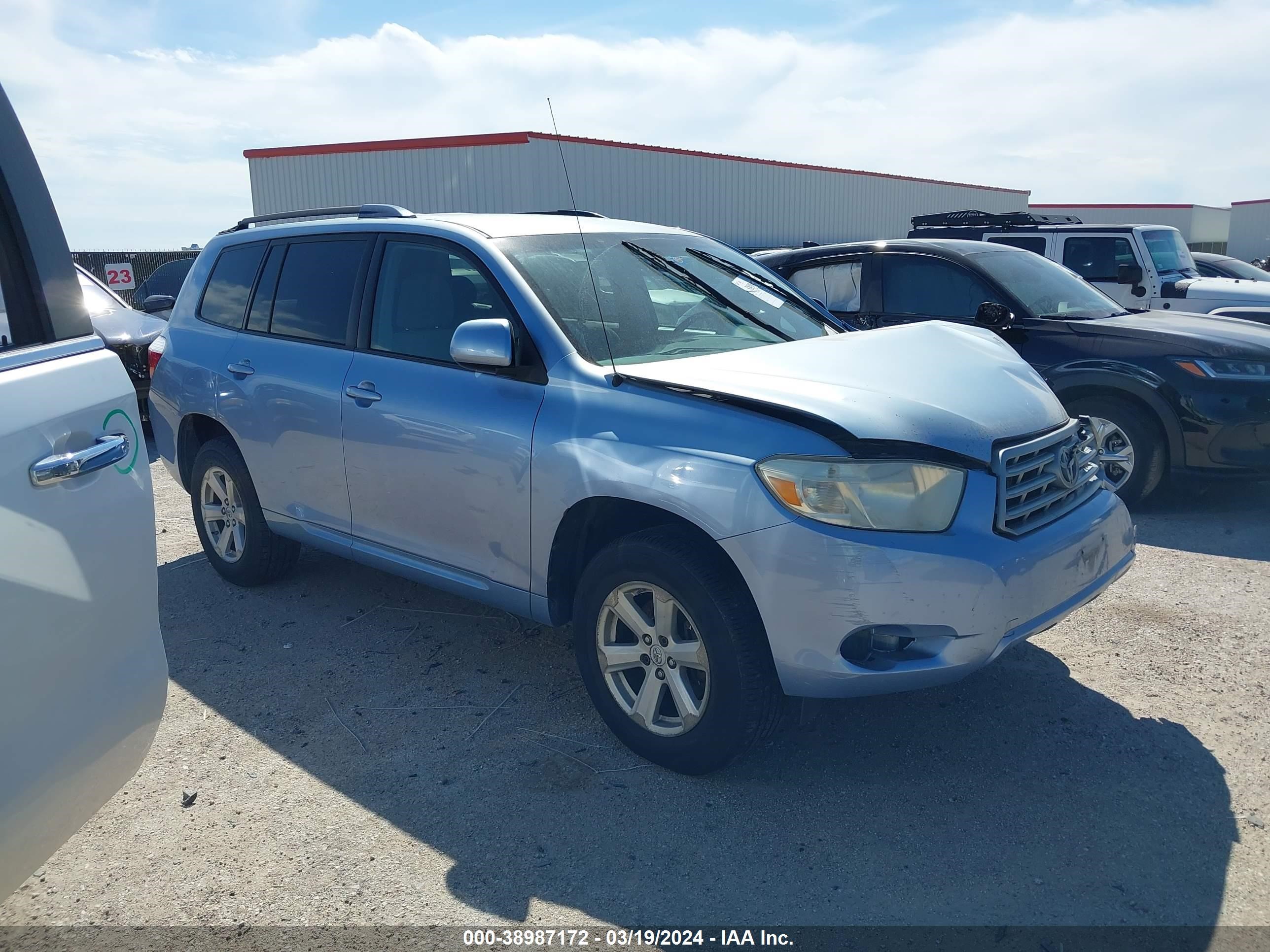 TOYOTA HIGHLANDER 2008 jtees41ax82068607