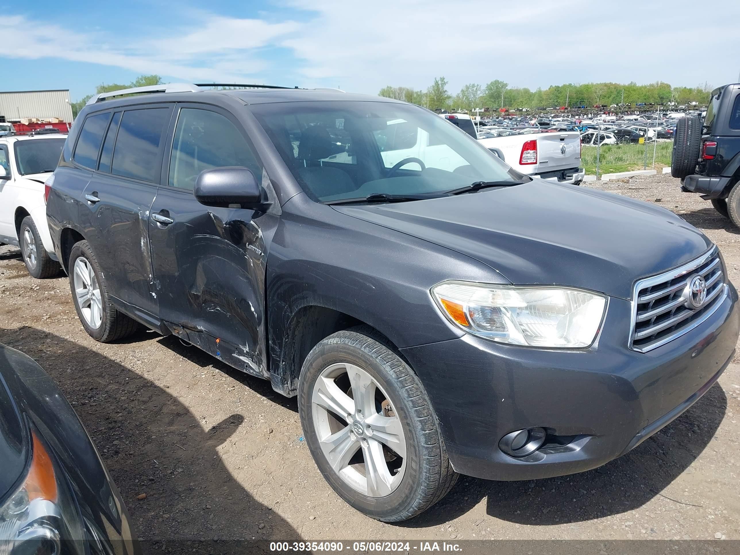 TOYOTA HIGHLANDER 2008 jtees42a182101444