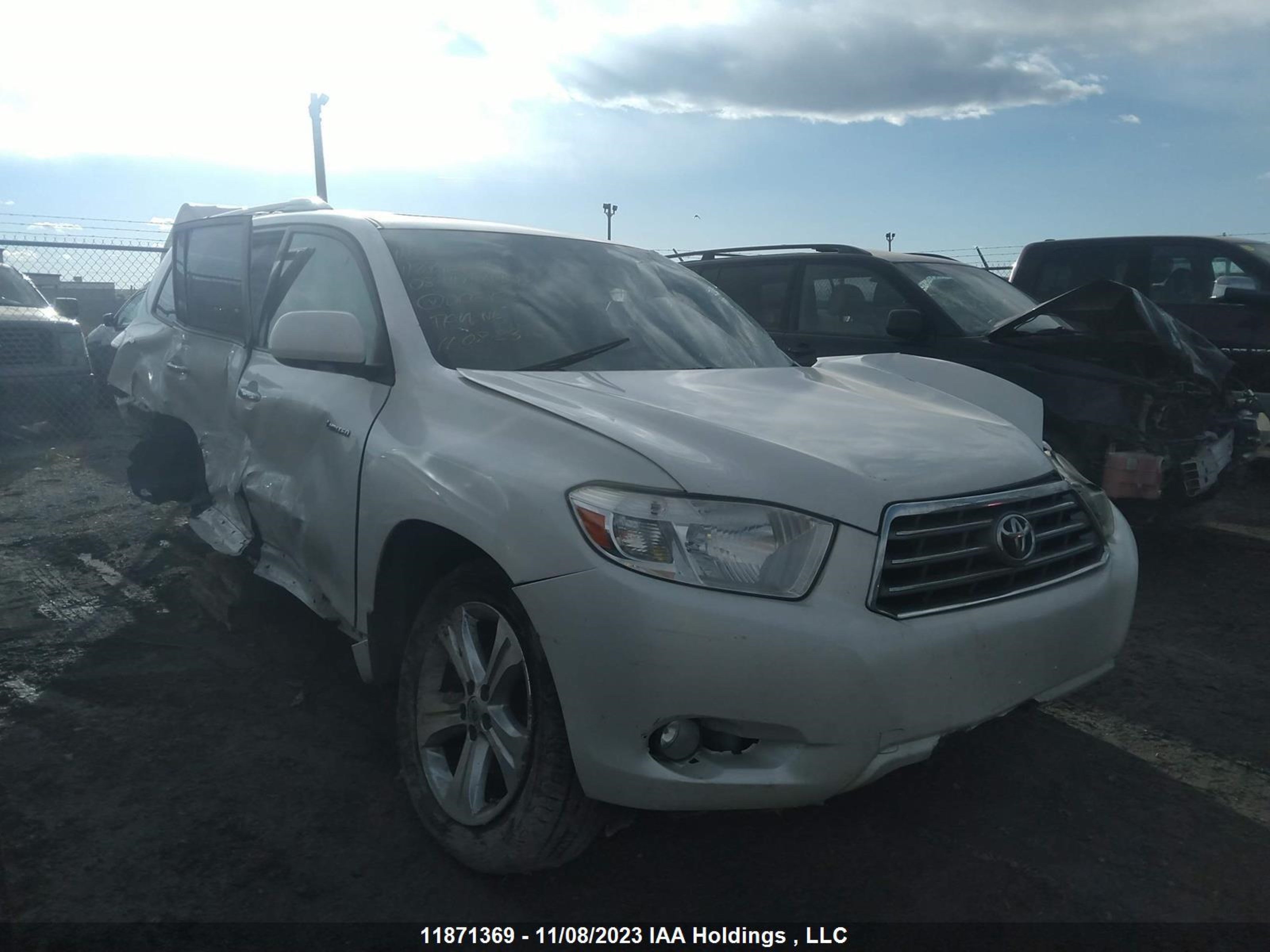 TOYOTA HIGHLANDER 2008 jtees42a382006982