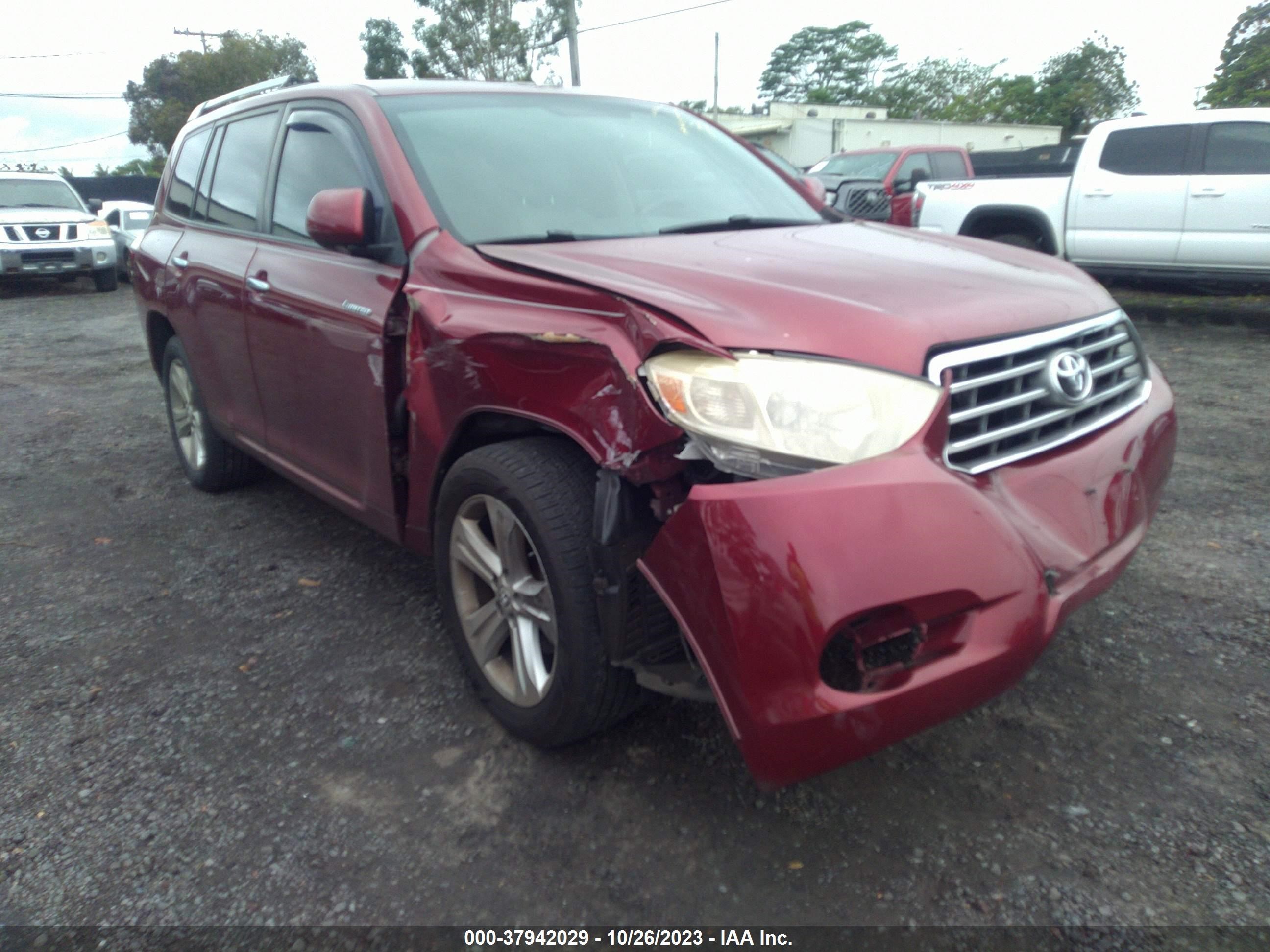 TOYOTA HIGHLANDER 2008 jtees42a482004755