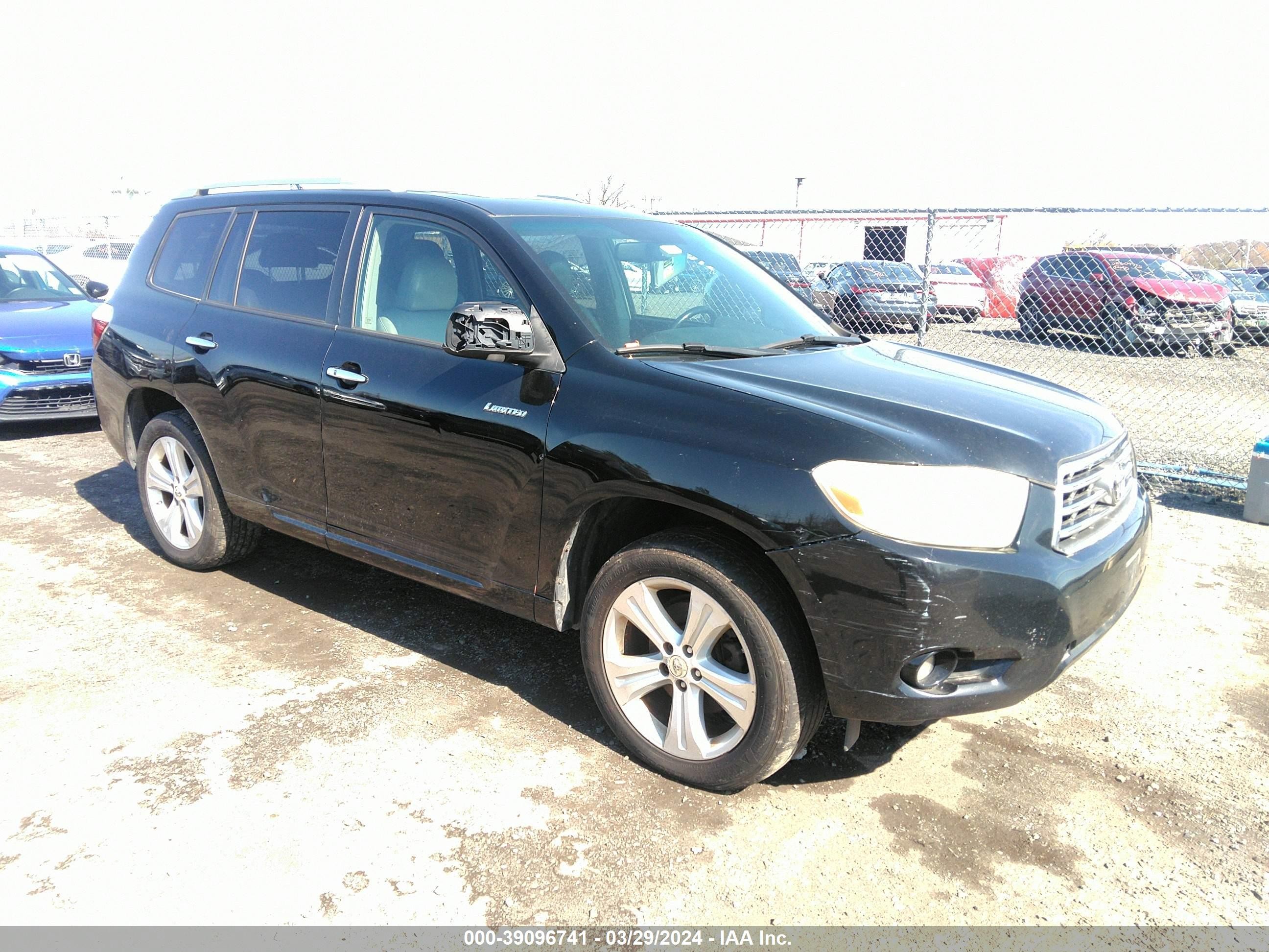 TOYOTA HIGHLANDER 2008 jtees42a482031681