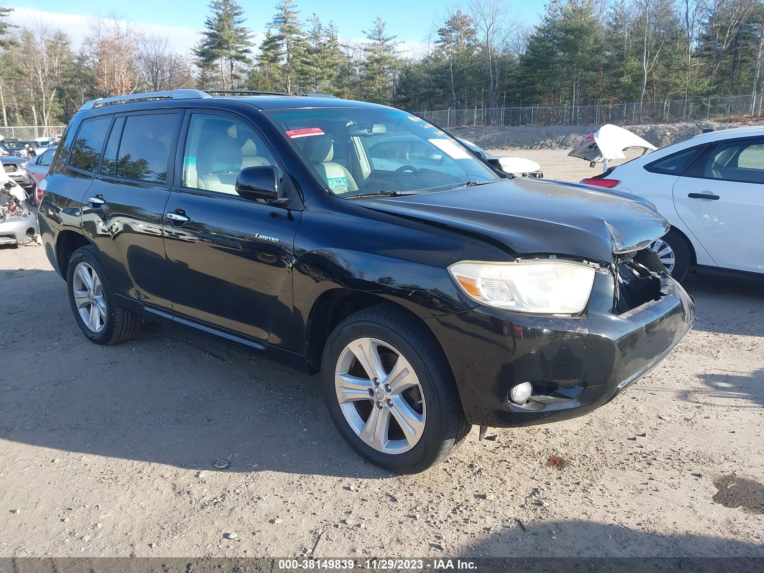 TOYOTA HIGHLANDER 2008 jtees42a882063937