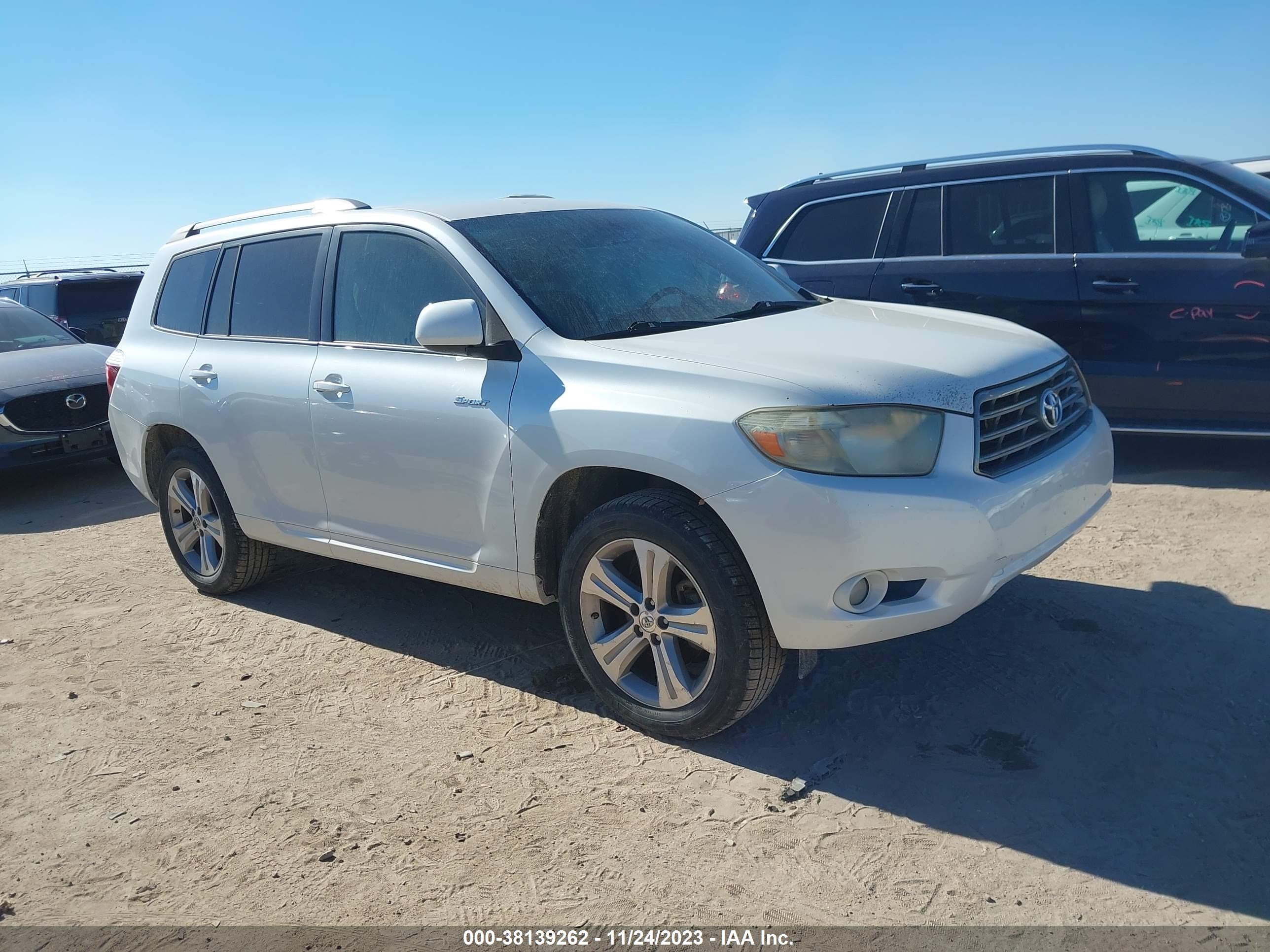 TOYOTA HIGHLANDER 2008 jtees43a082054597