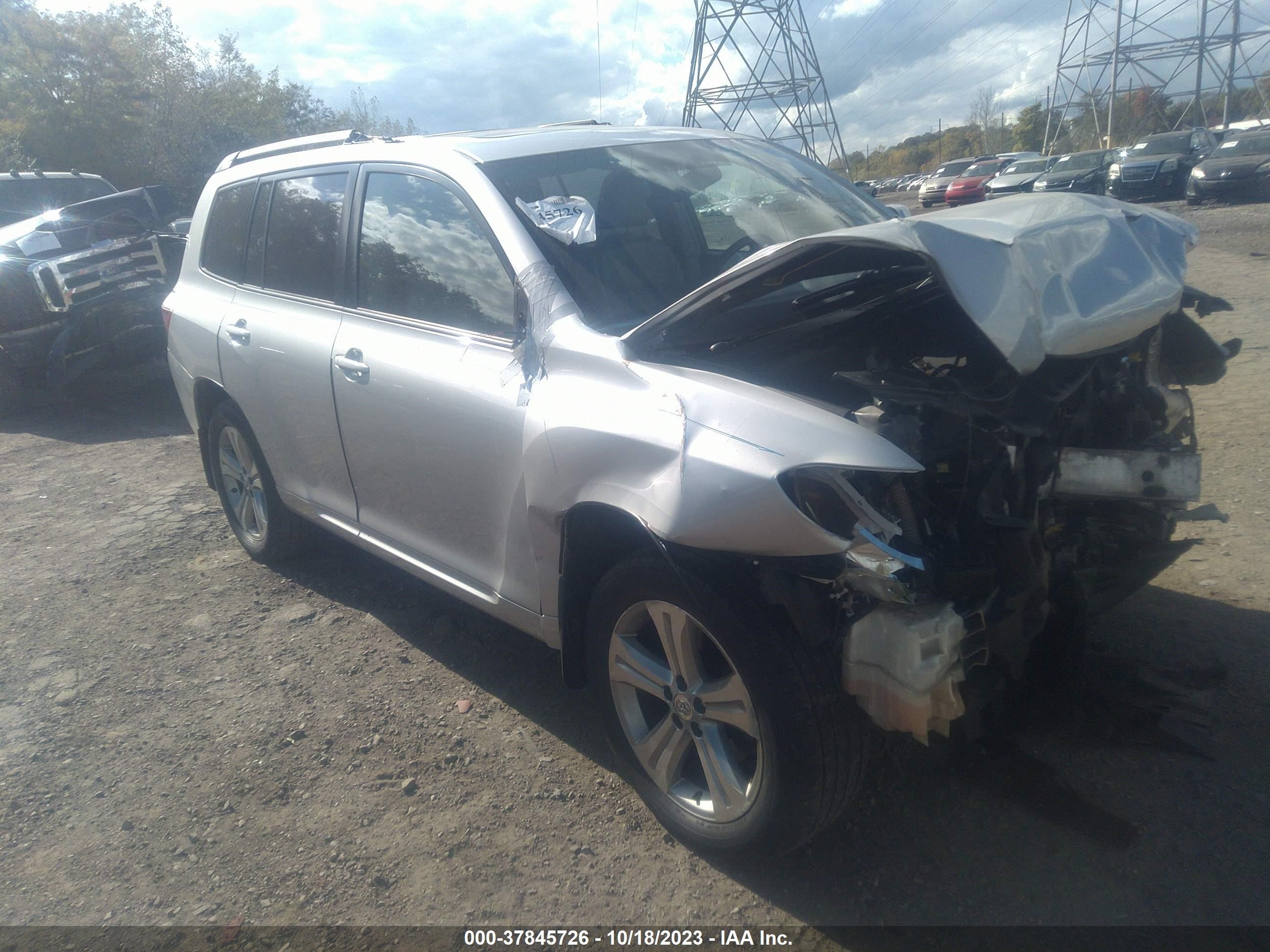 TOYOTA HIGHLANDER 2008 jtees43a182053815